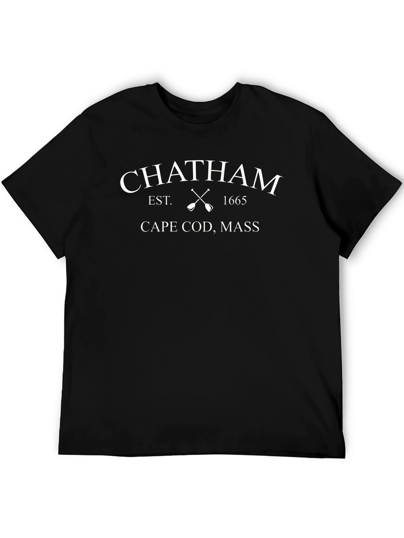 Black Chatham Cape Cod Mass T-Shirt view 5