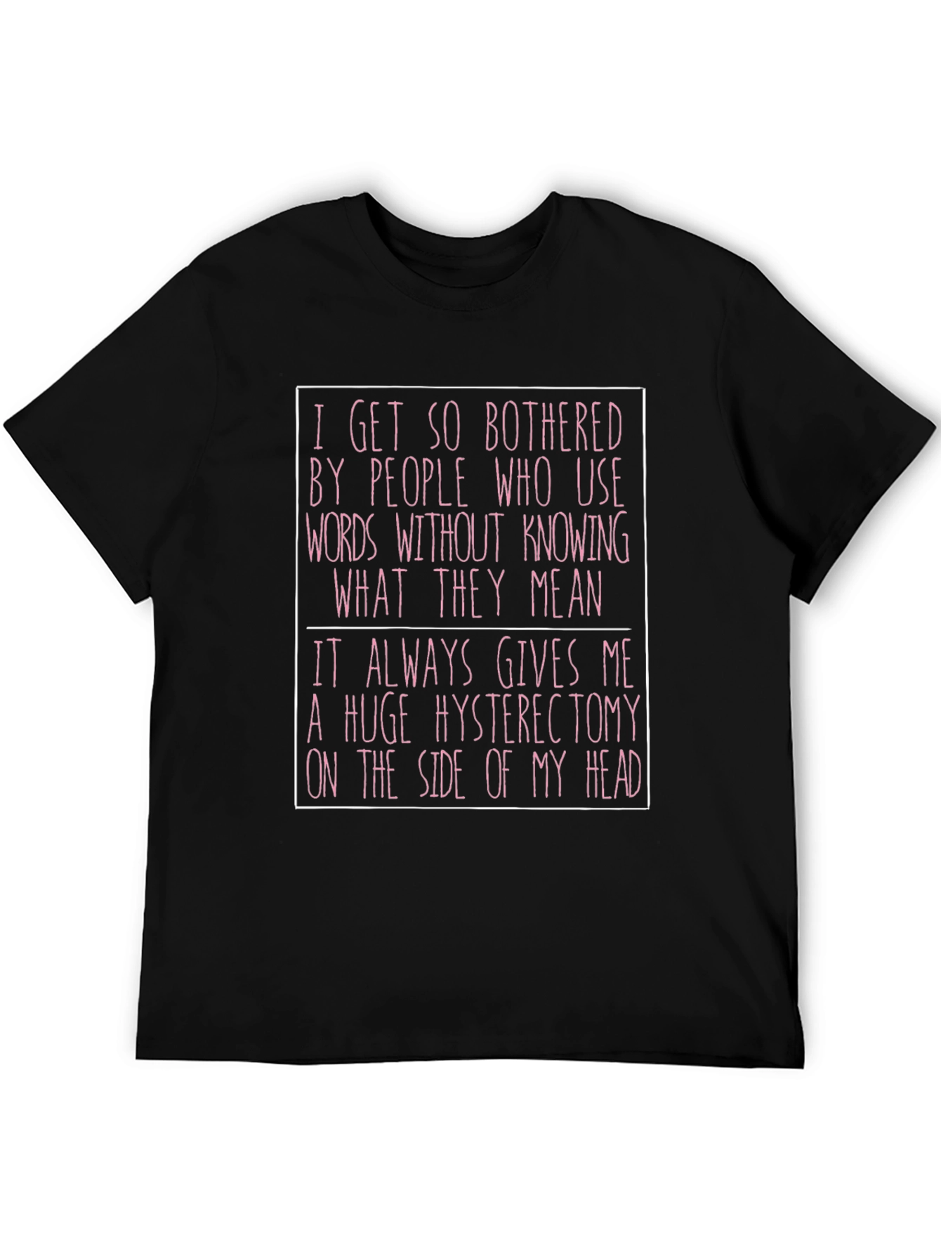 Black Funny Hysterectomy Saying T-Shirt view 5