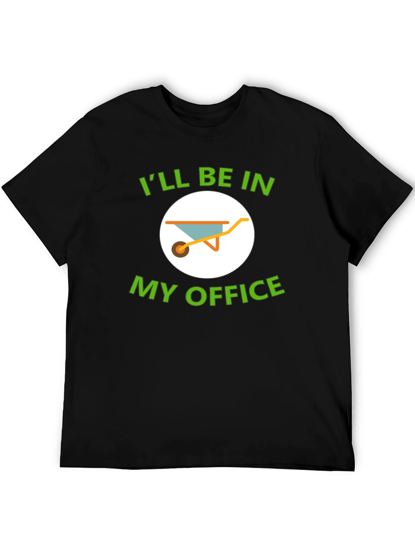 Black Gardener's Office T-Shirt view 5