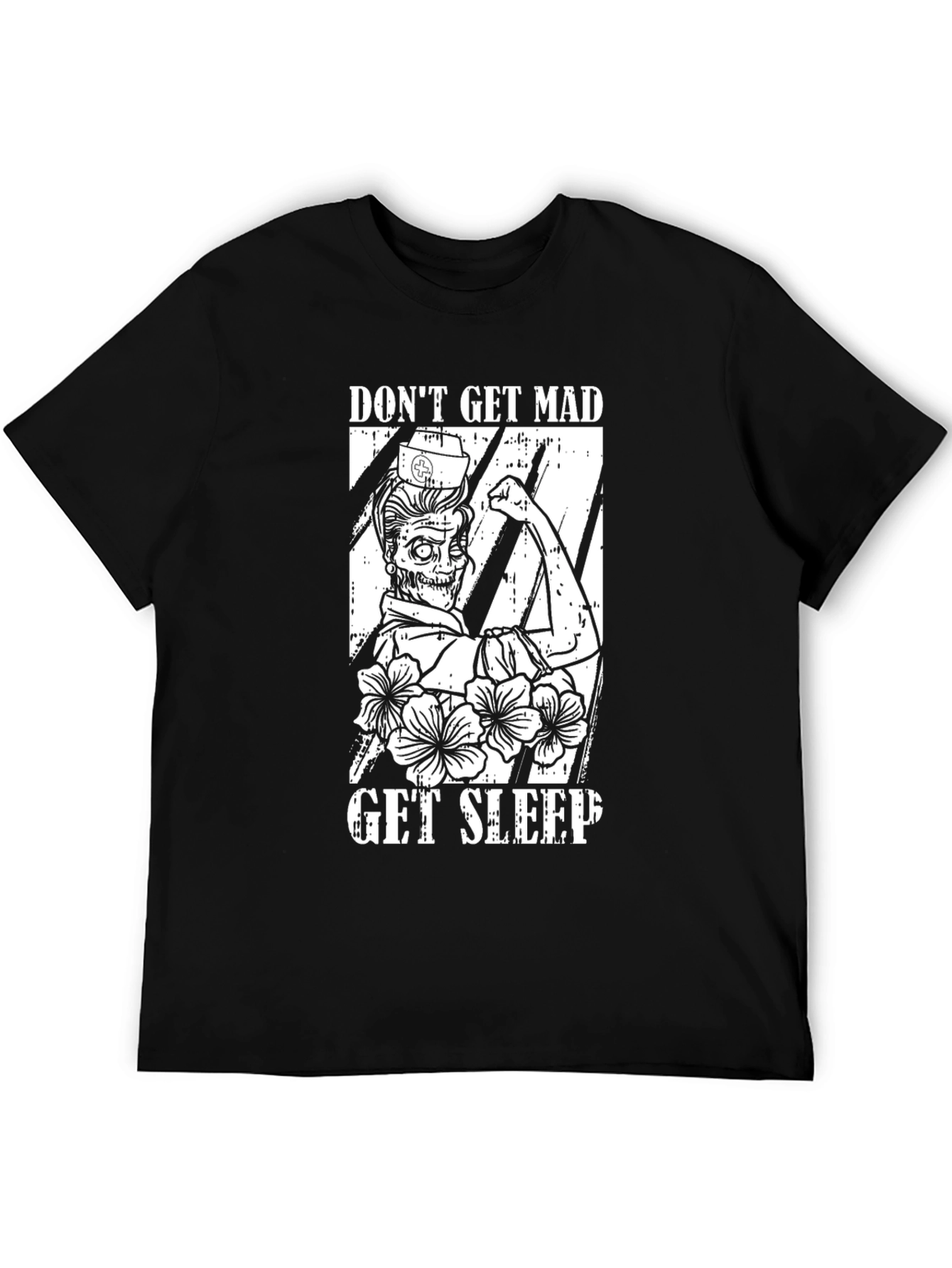 Black Don't Get Mad, Get Sleep Graphic Tee view 5