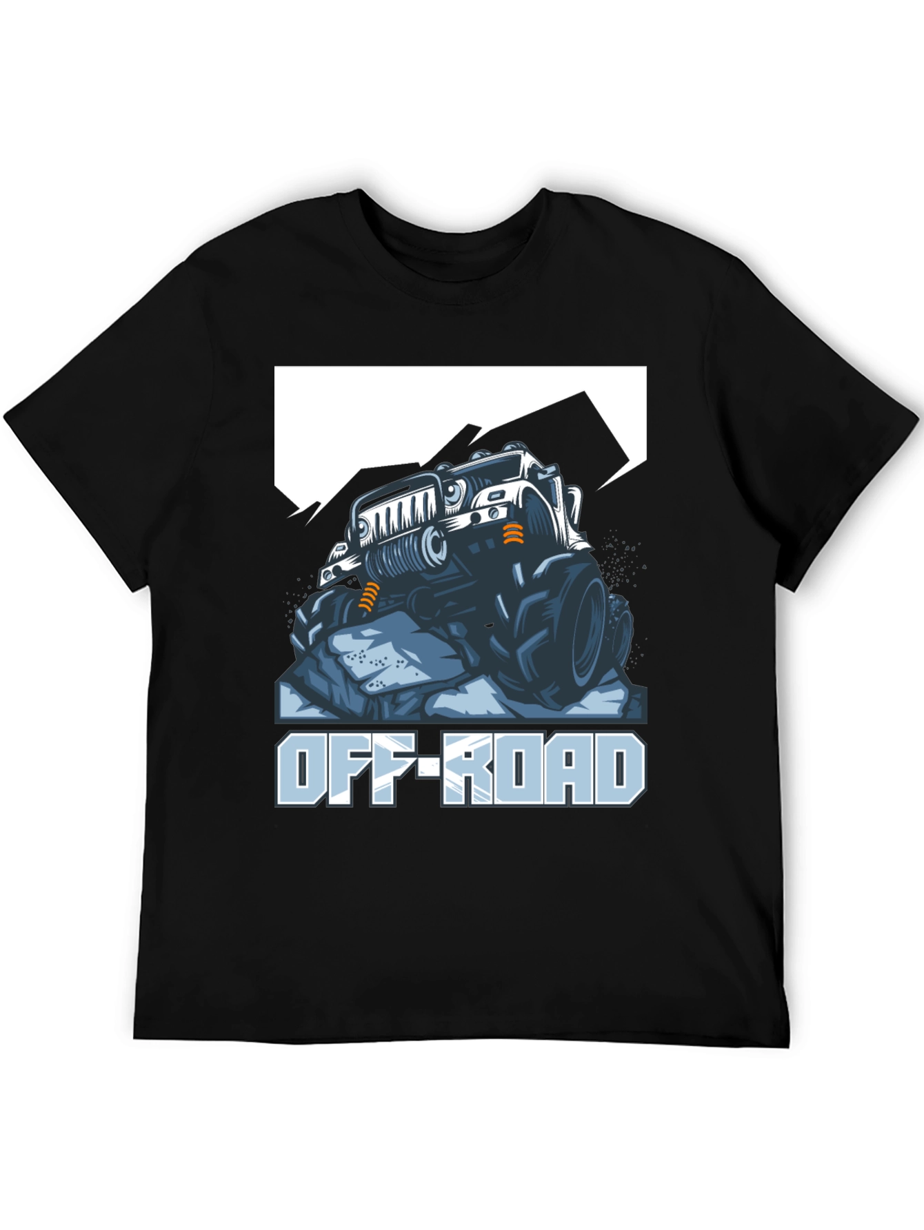Off-Road Truck Graphic Tee - Black Cotton - 5