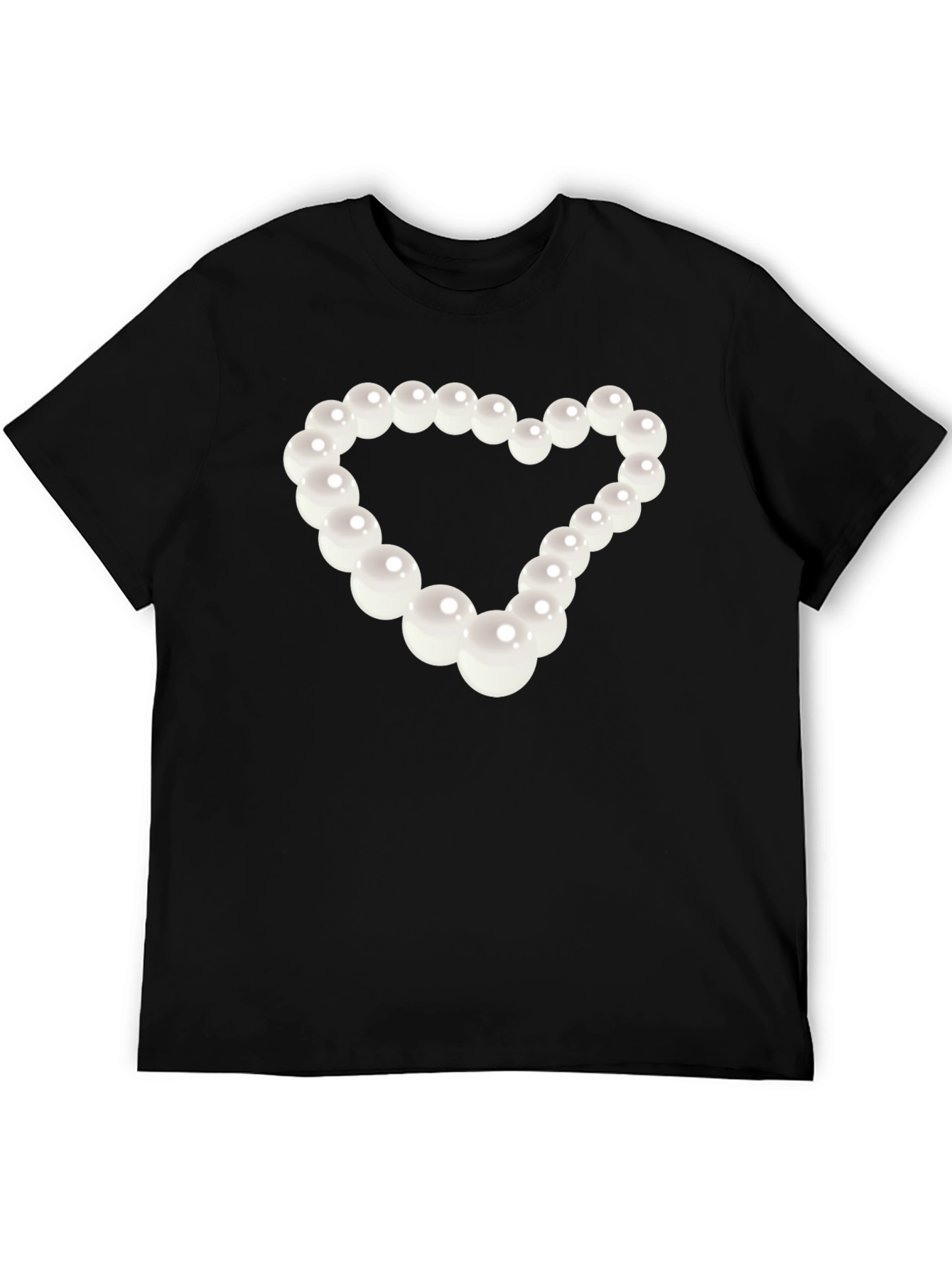 Black Pearl Heart Graphic Tee view 5