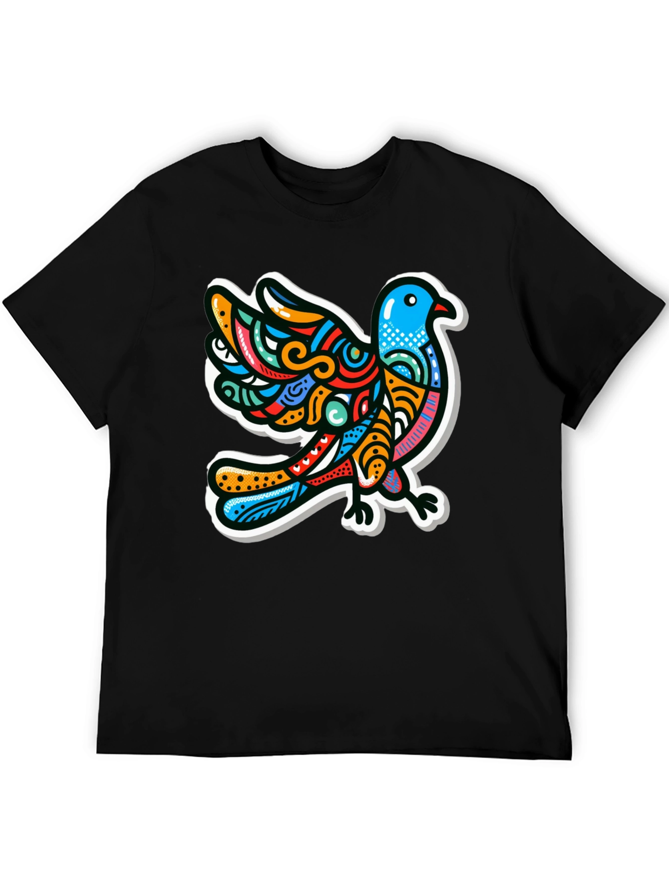Black Dove Graphic Print T-Shirt view 5