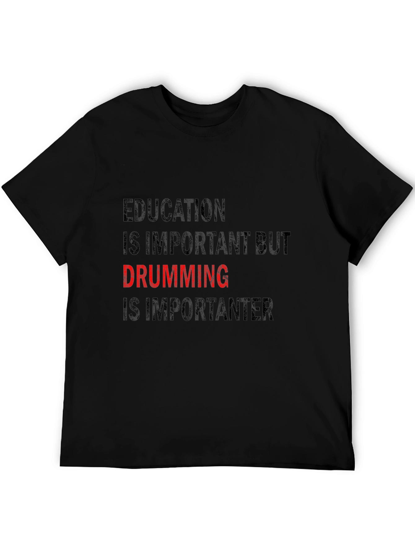 Black Drumming is Importanter Graphic Tee view 5