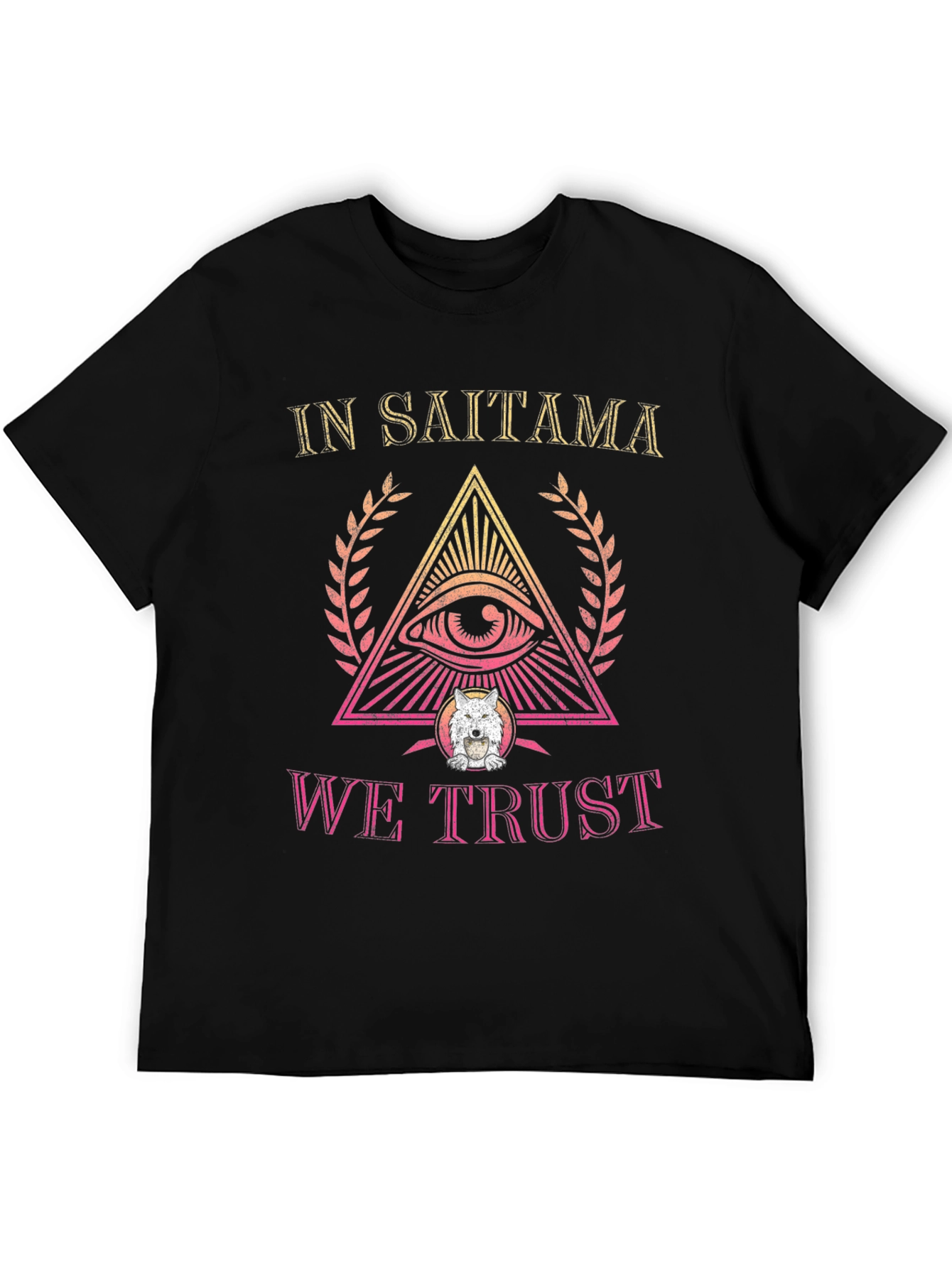 Black In Saitama We Trust Graphic Tee view 5