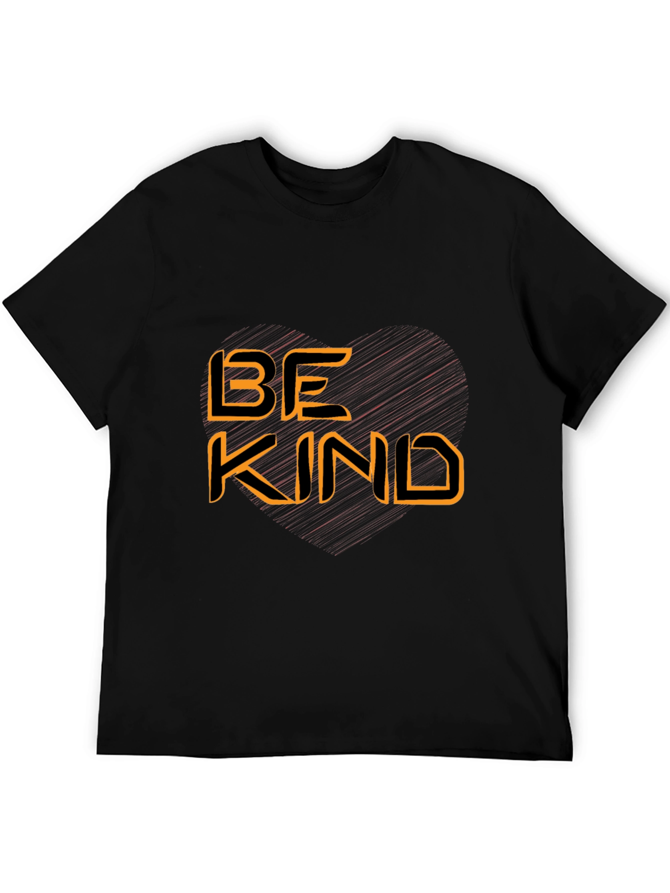 Black Be Kind Graphic Tee - Black Cotton Blend view 5