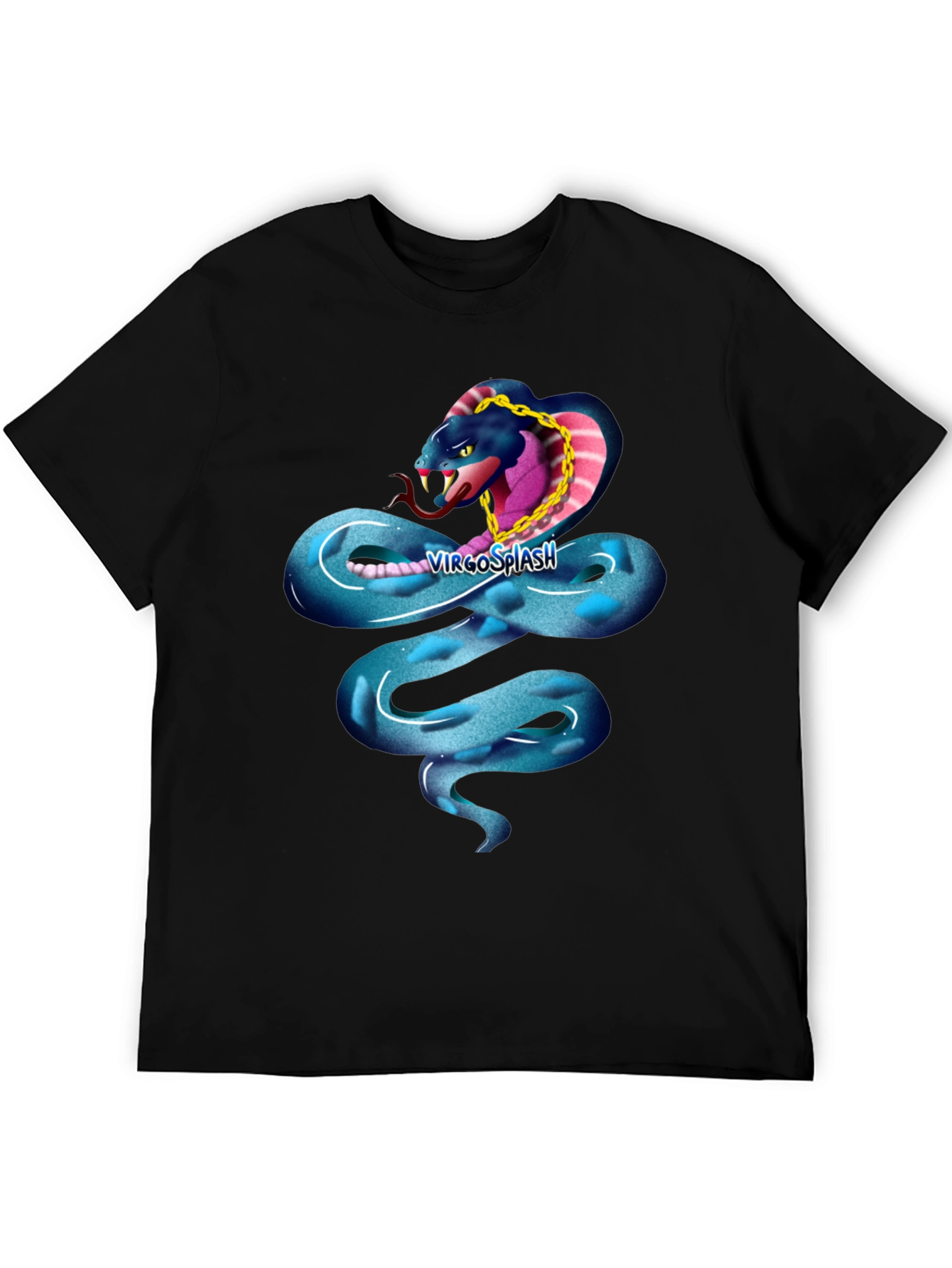 Black Snake T-Shirt - Cool Cobra Design view 5