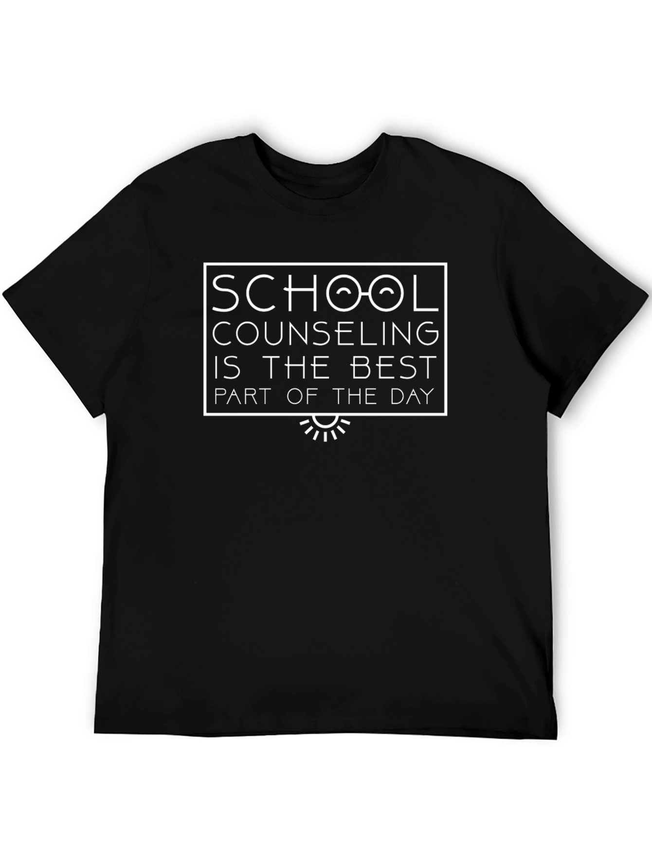 Black School Counseling T-Shirt view 5
