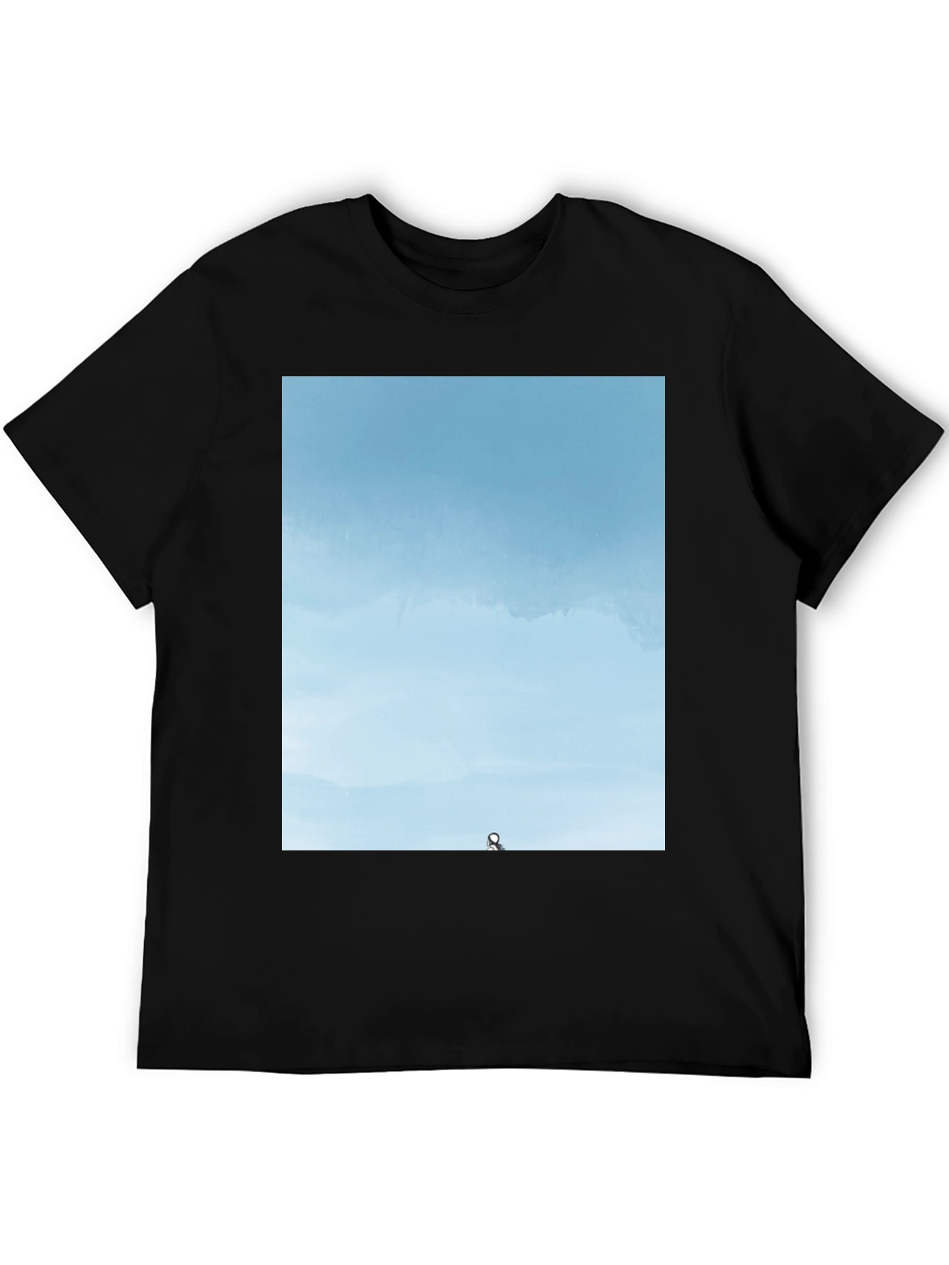 Black Sky View Graphic Tee - Soft Cotton Blend view 5