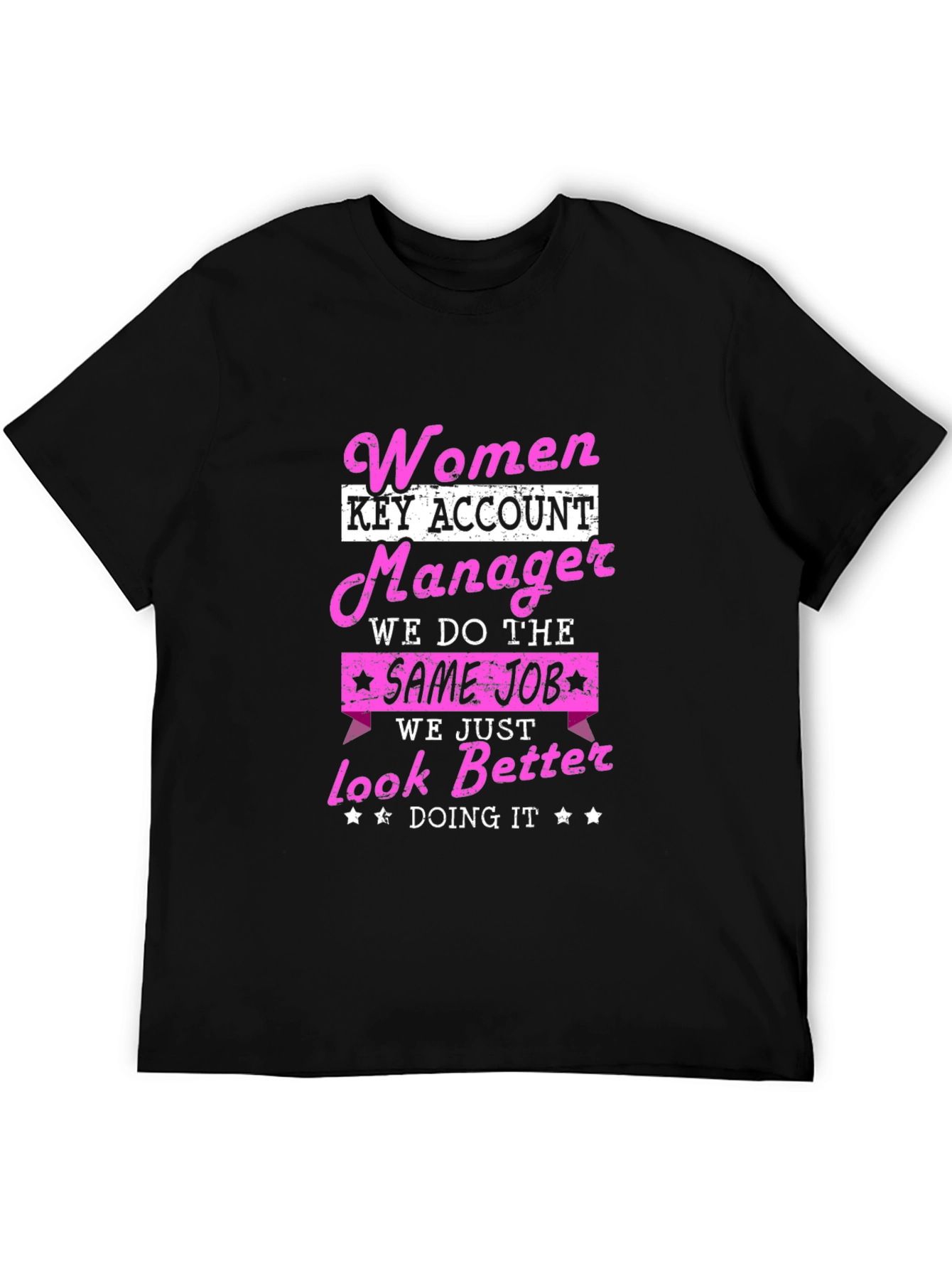 Black Women Key Account Manager T-Shirt view 5