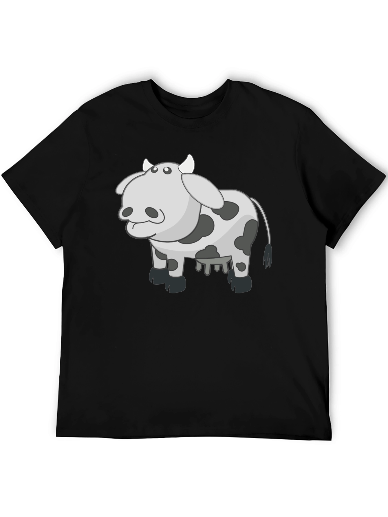Black Cow Graphic Tee - Black T-Shirt view 5