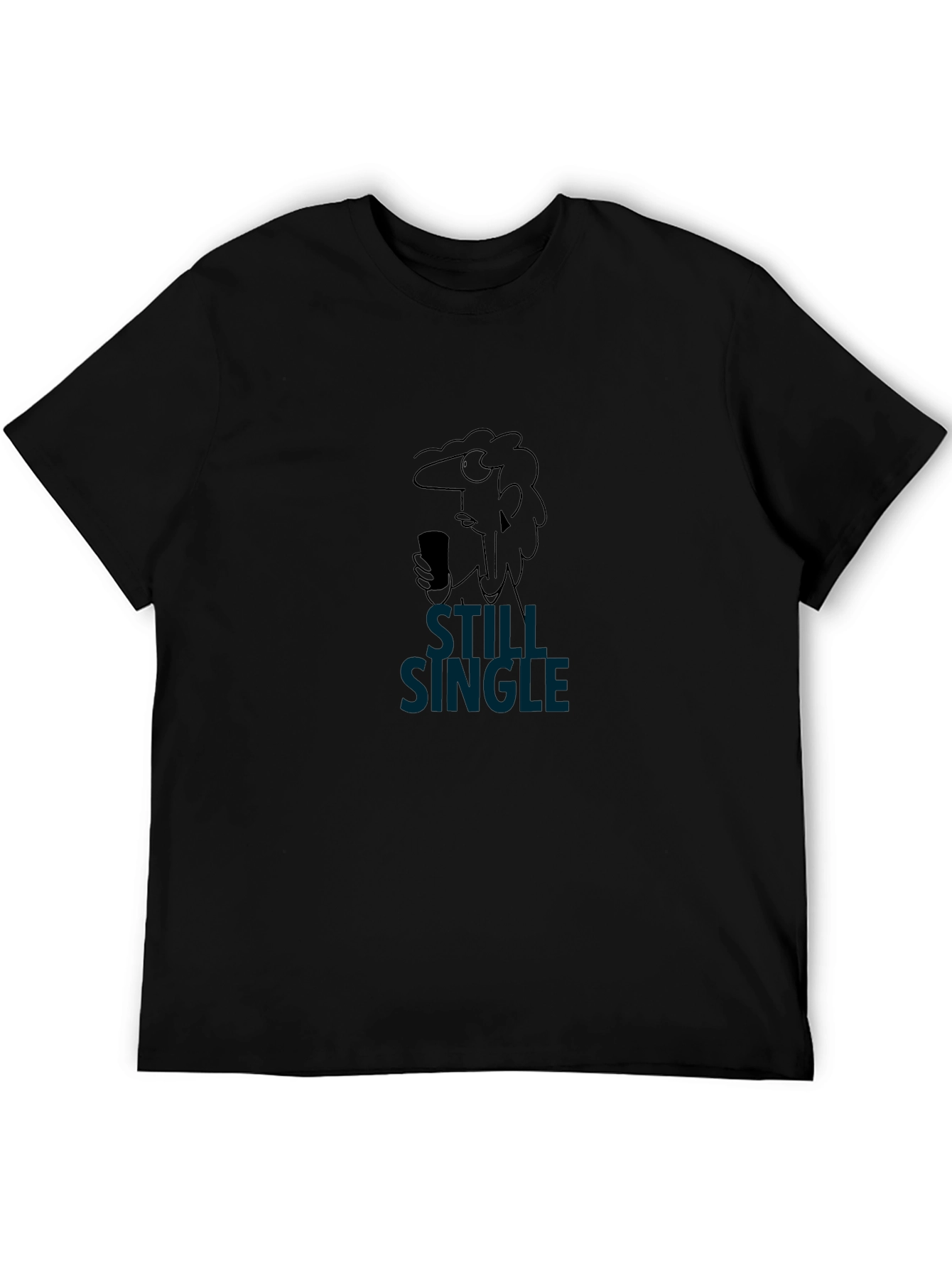 Black Still Single Graphic Tee view 5