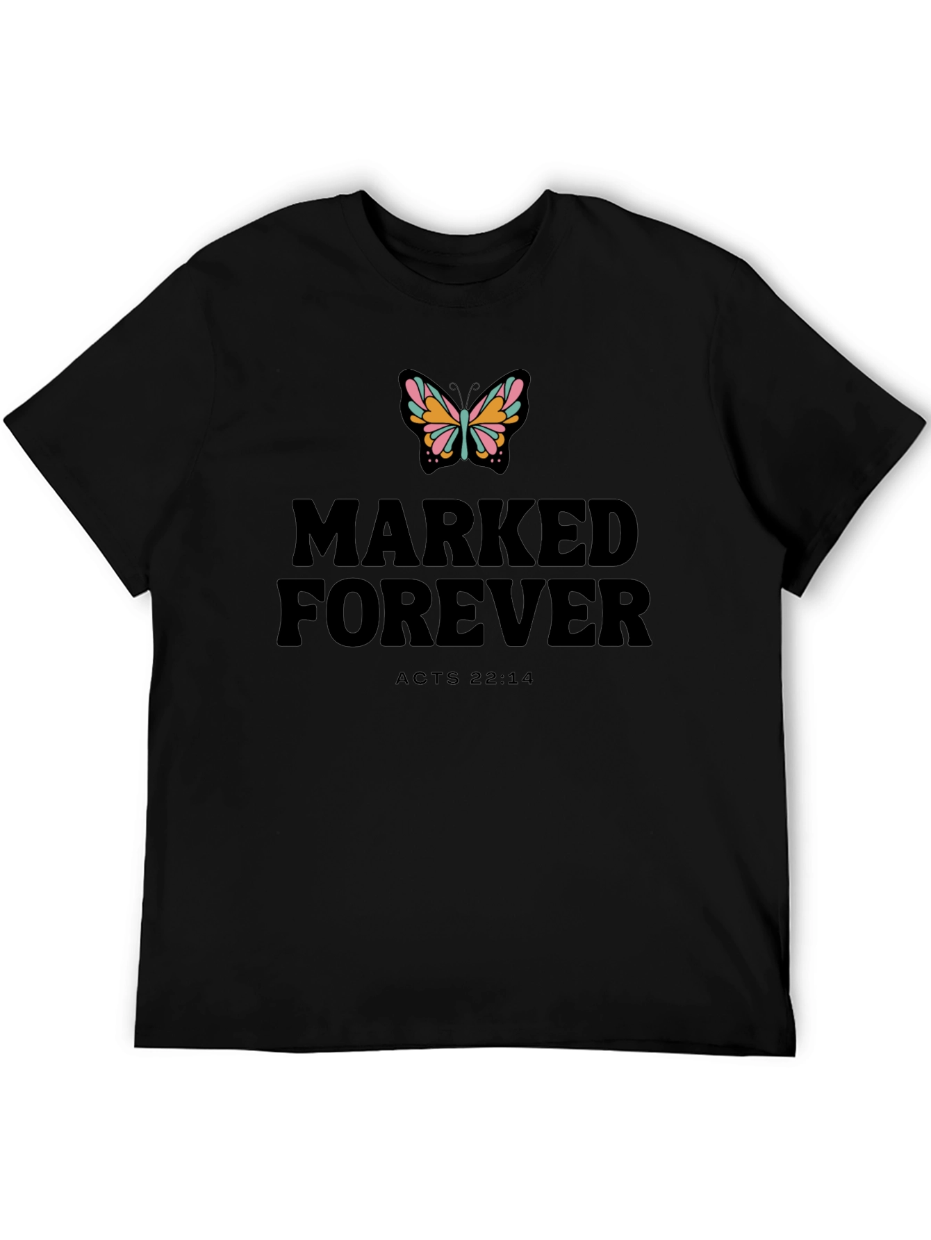 Black Marked Forever T-Shirt view 5