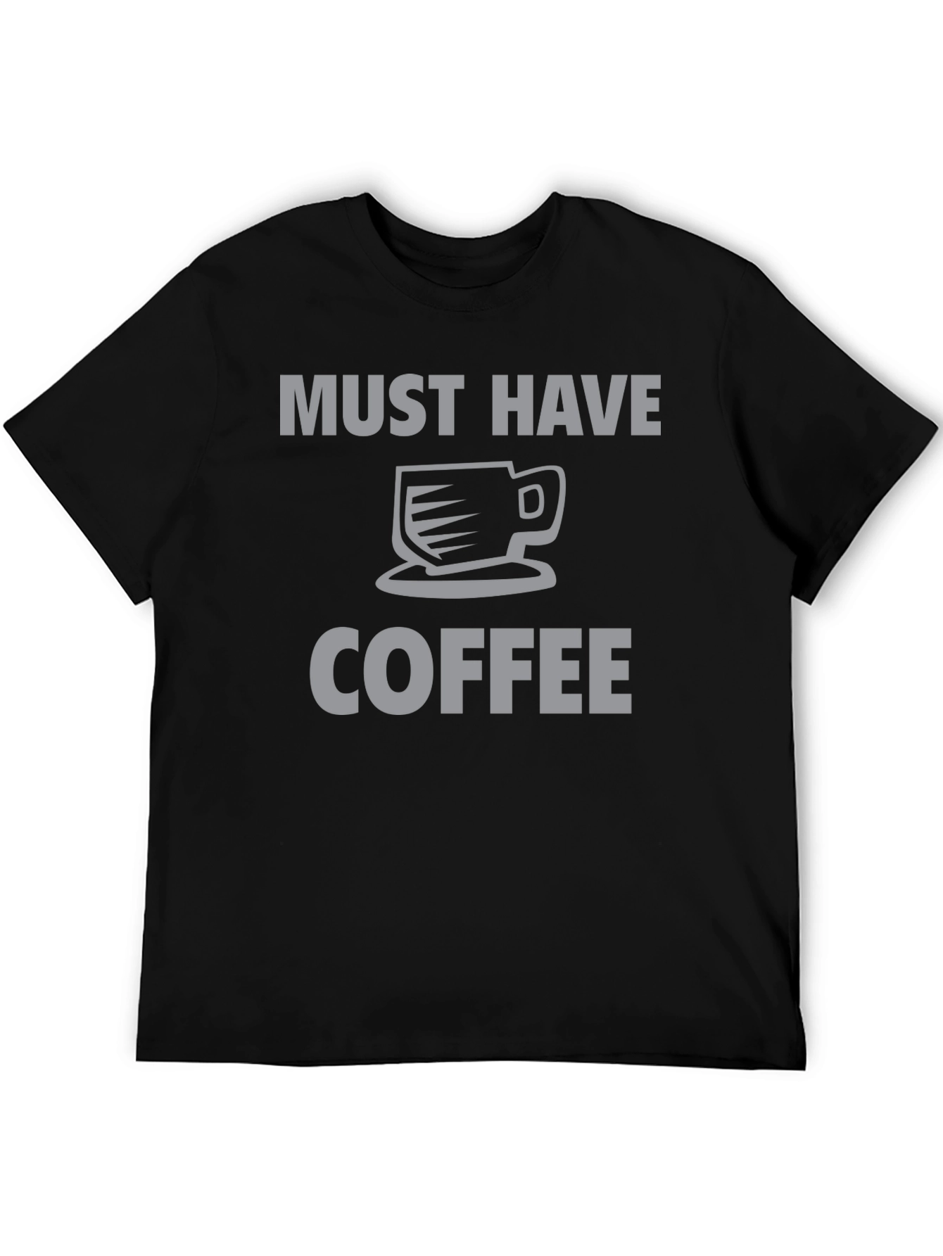 Black Must Have Coffee Graphic Tee - Black view 5