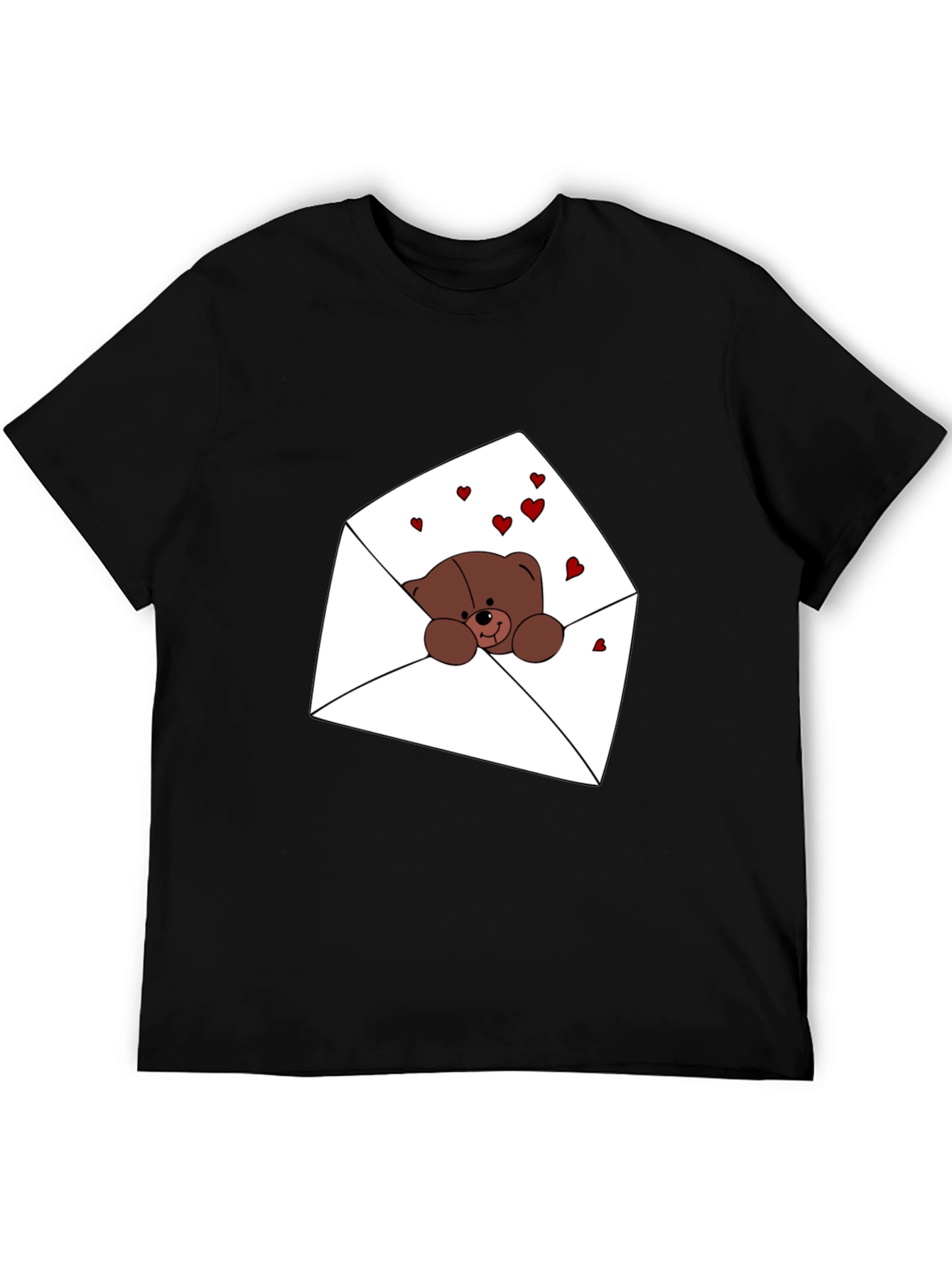 Black Bear Hugs T-Shirt view 5