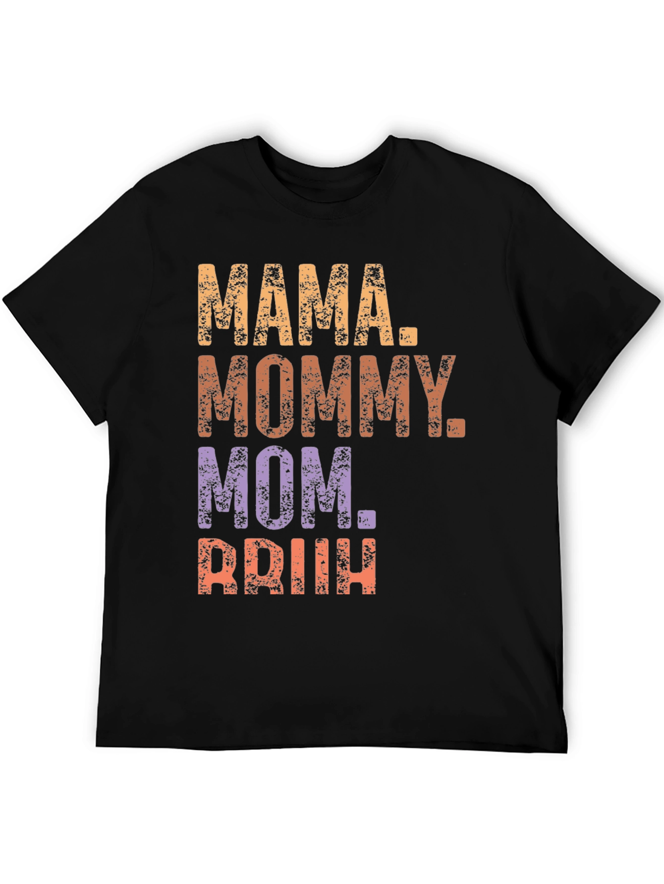 Black Mama Mommy Mom Briih T-Shirt view 5