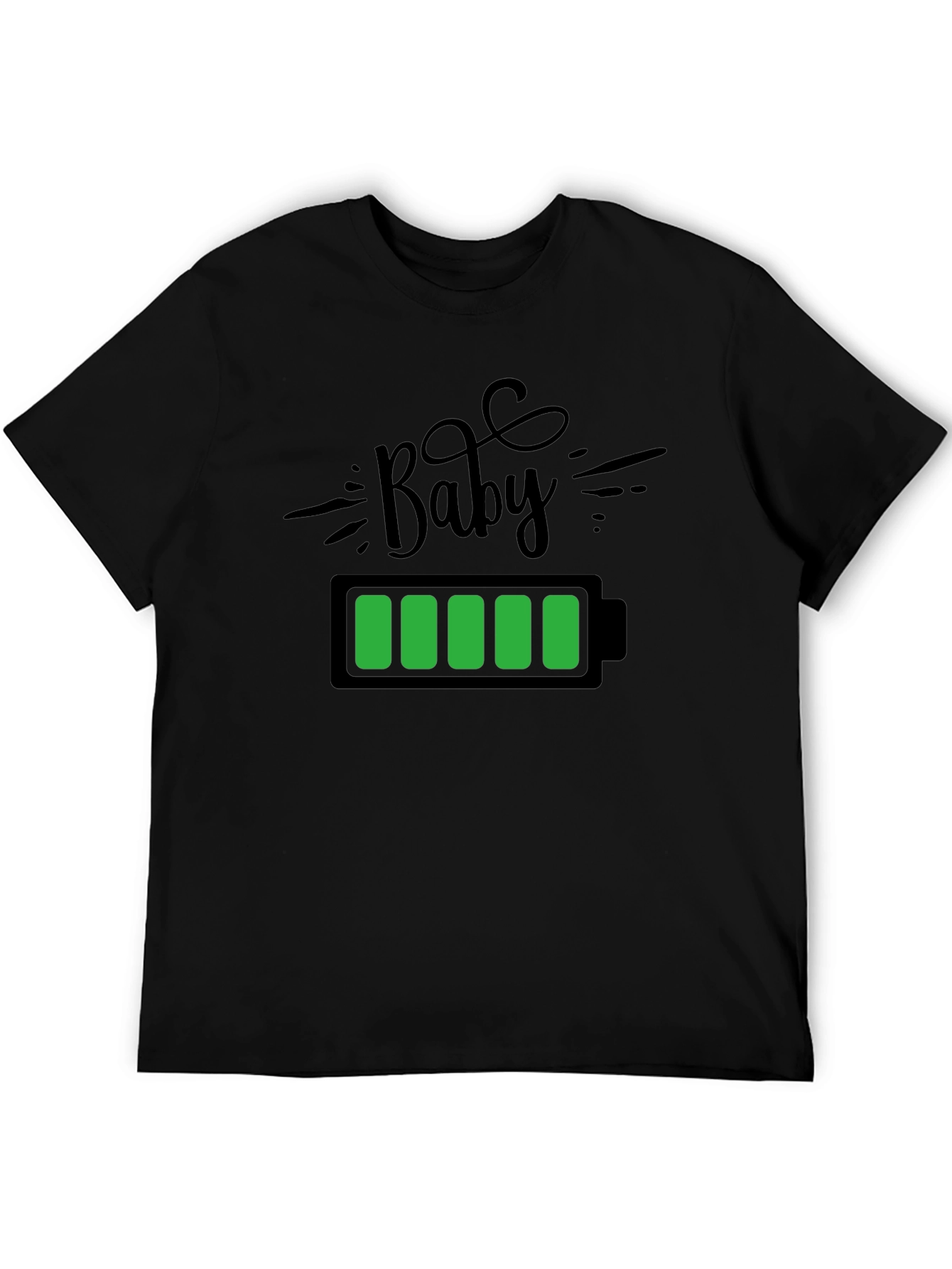 Black Baby Battery T-Shirt view 5