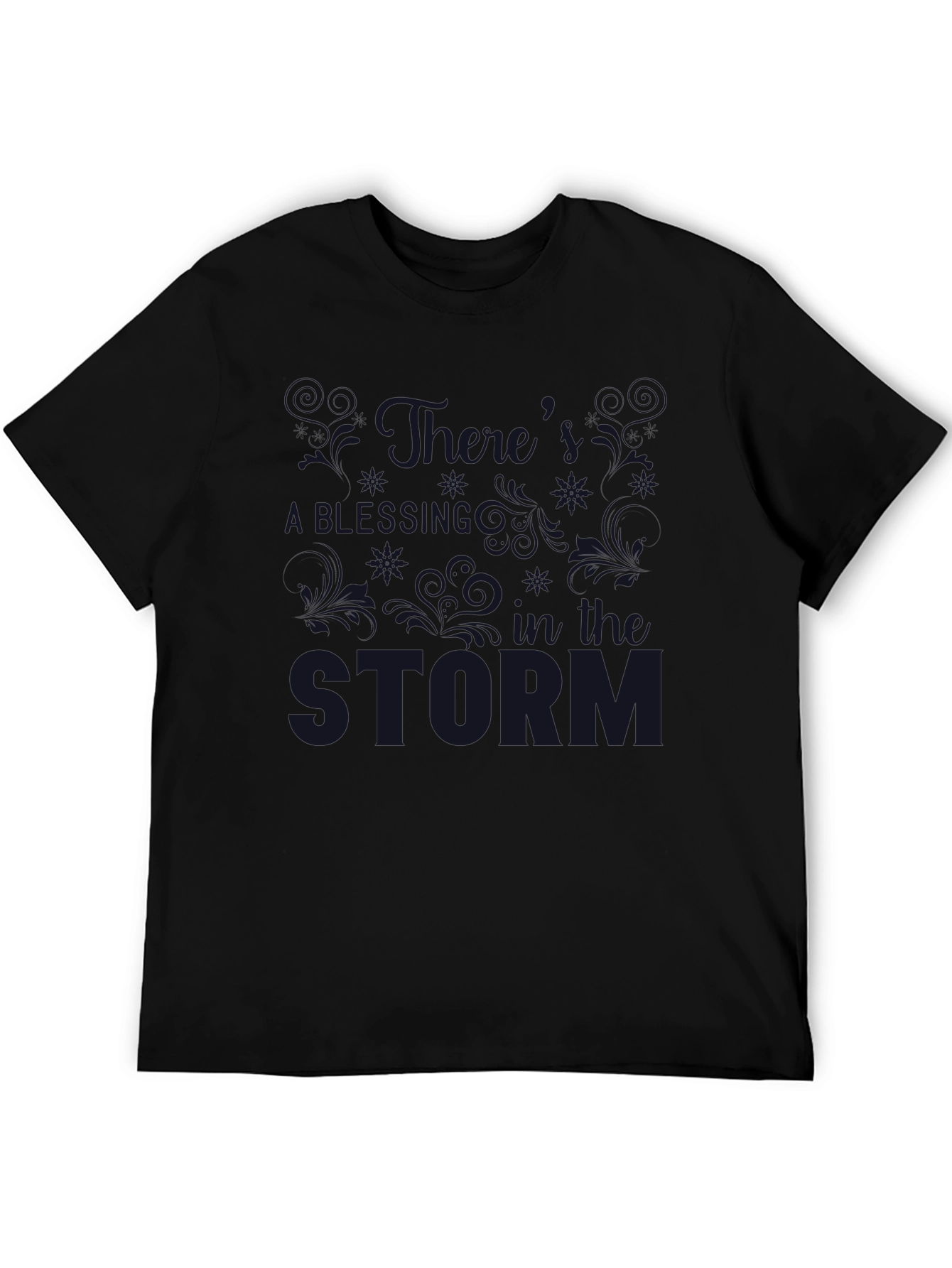 Black Survive The Storm Graphic Tee view 5