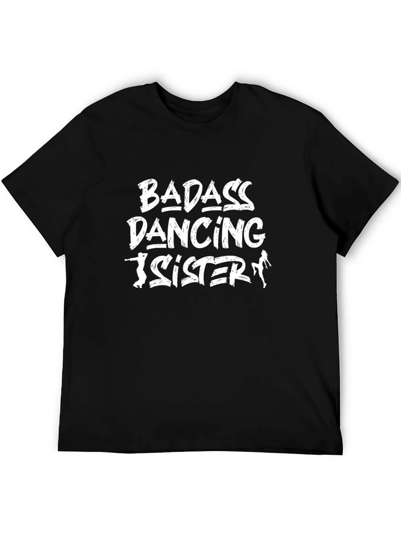 Black Badass Dancing Sister Graphic Tee view 5