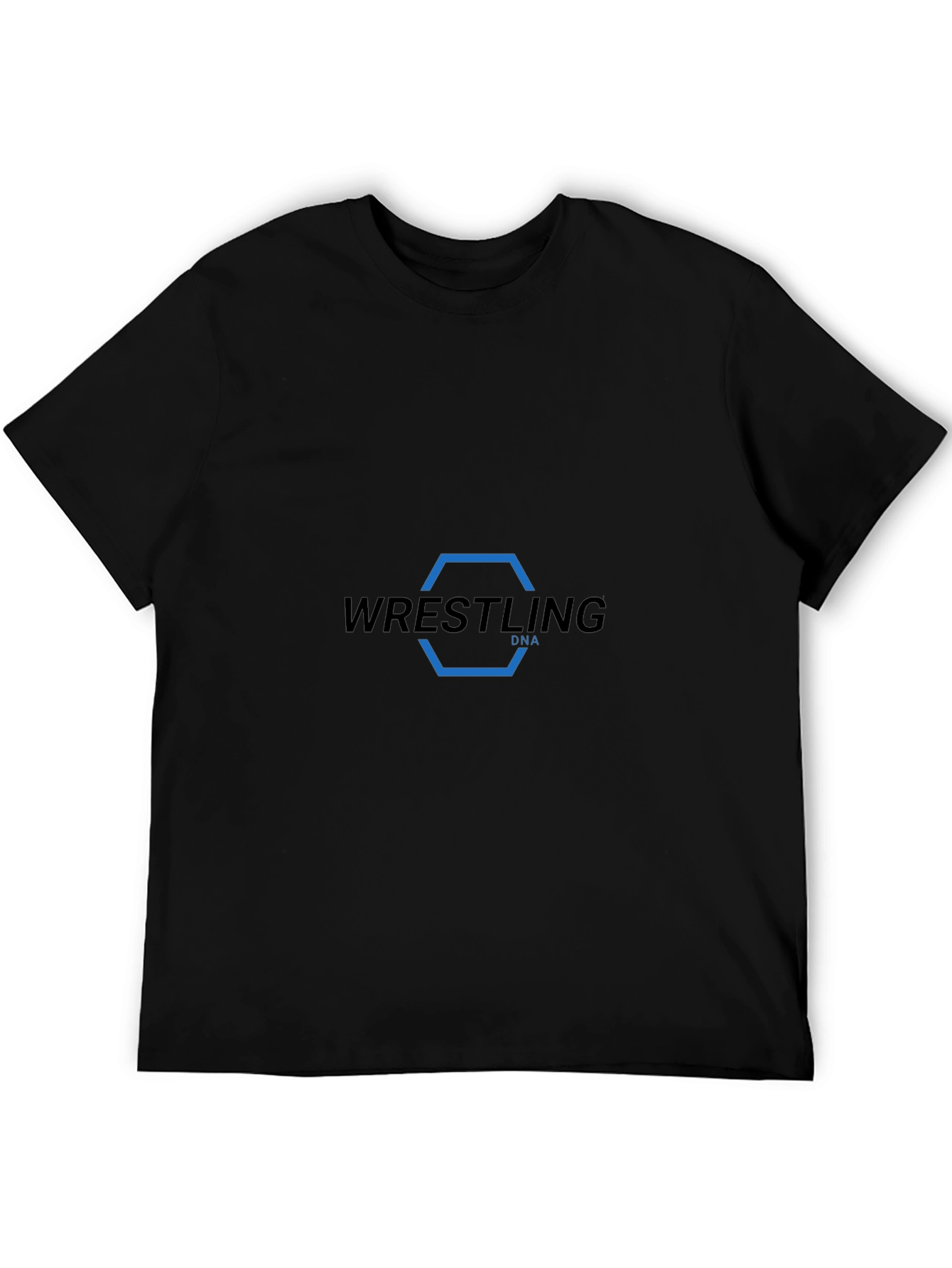 Black Wrestling DNA Black T-Shirt view 5