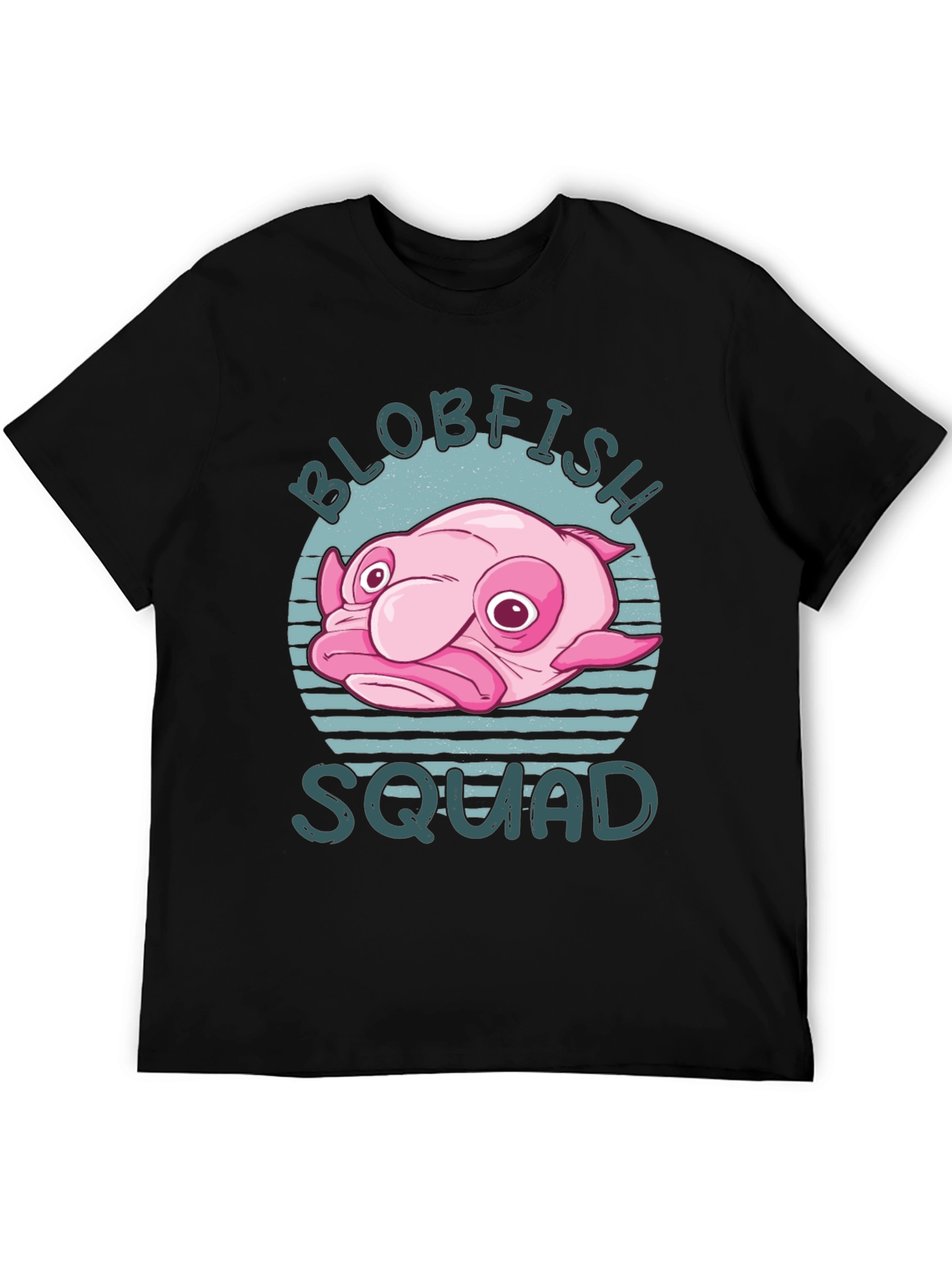 Black Blobfish Squad Graphic Tee view 5