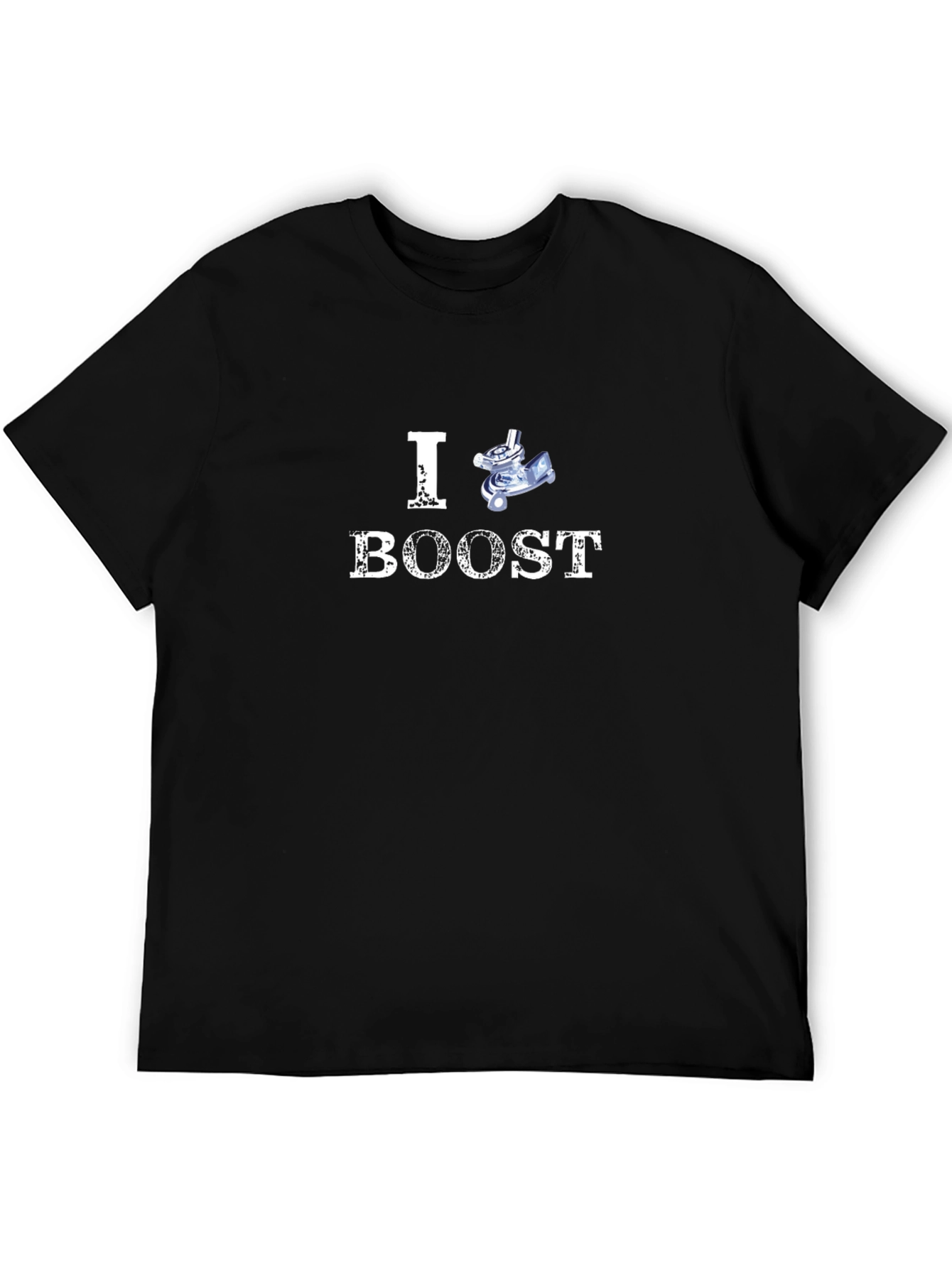 Black I Heart Boost T-Shirt - Turbocharged Style view 5