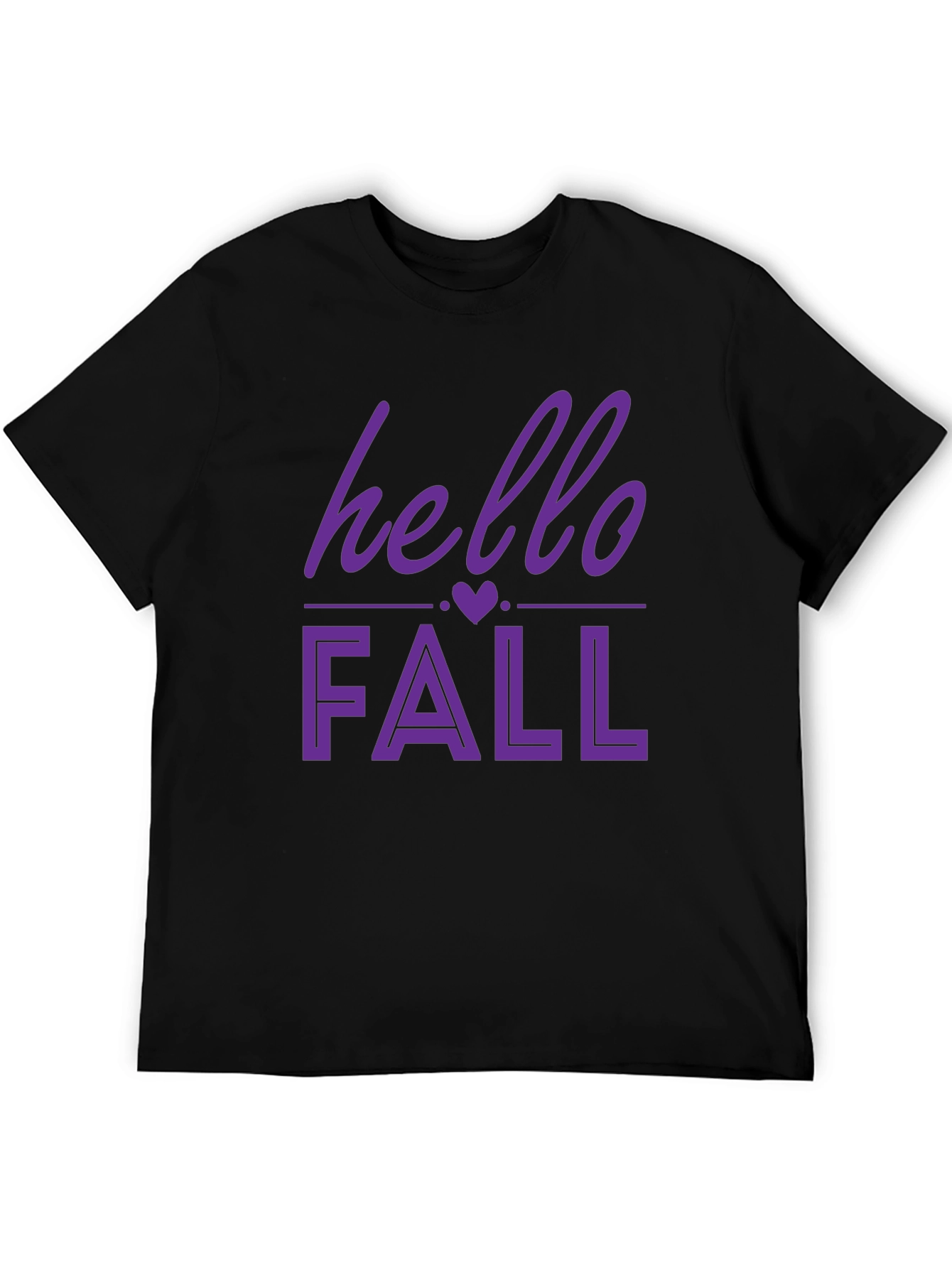 Black Hello Fall Graphic Tee view 5