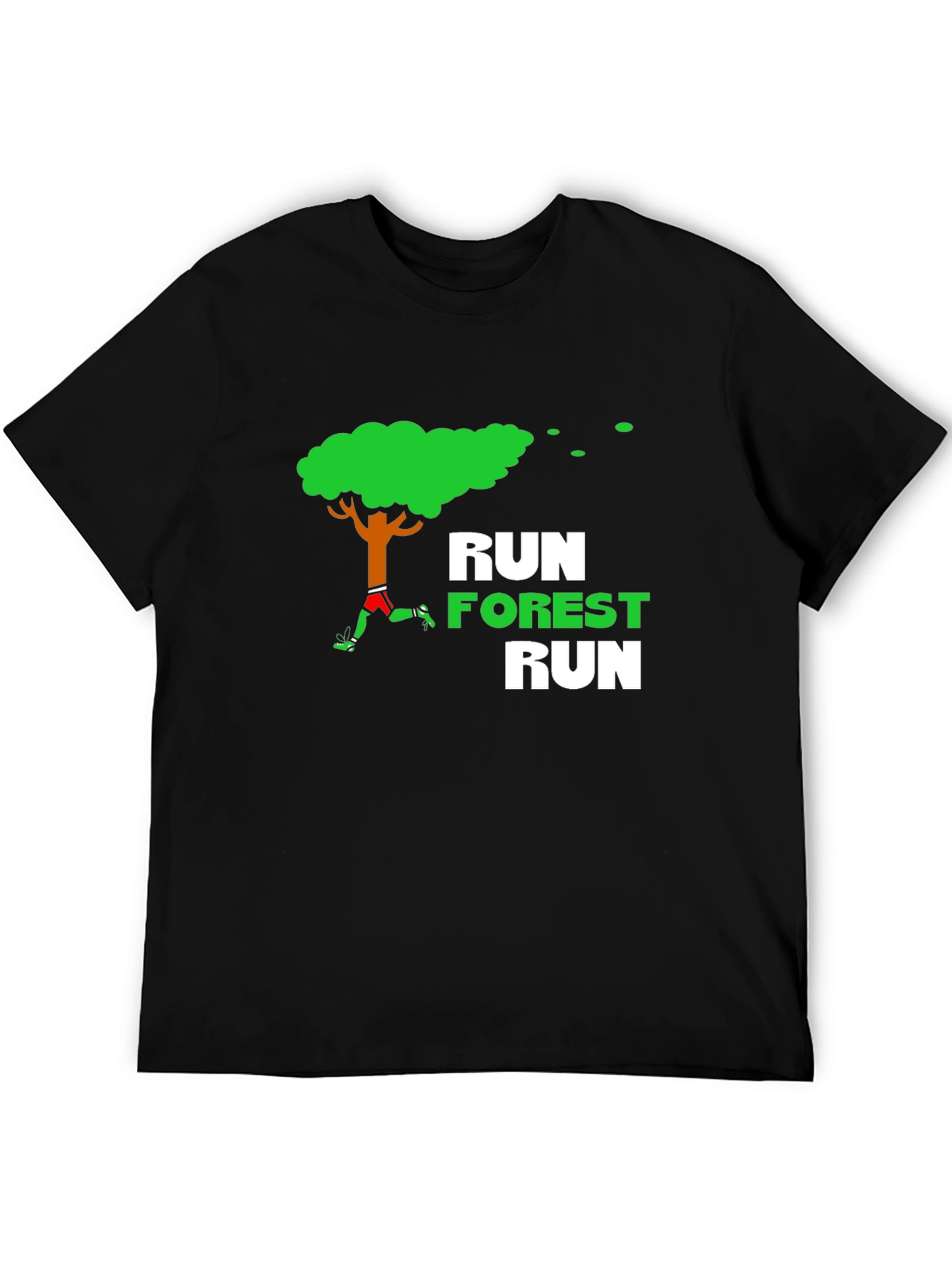 Black Run Forest Run T-Shirt view 5