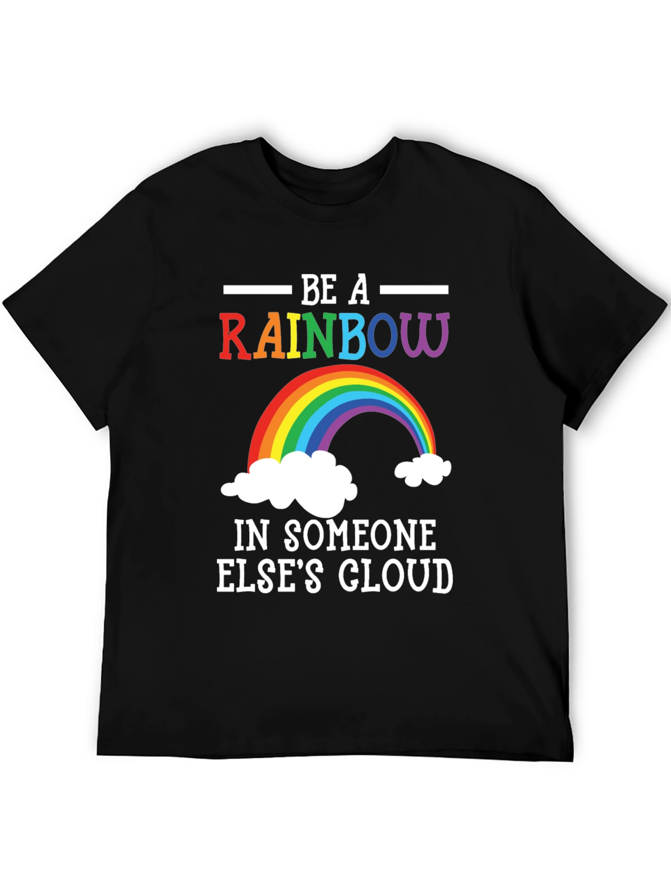 Rainbow Graphic T-Shirt - Be A Rainbow - 5