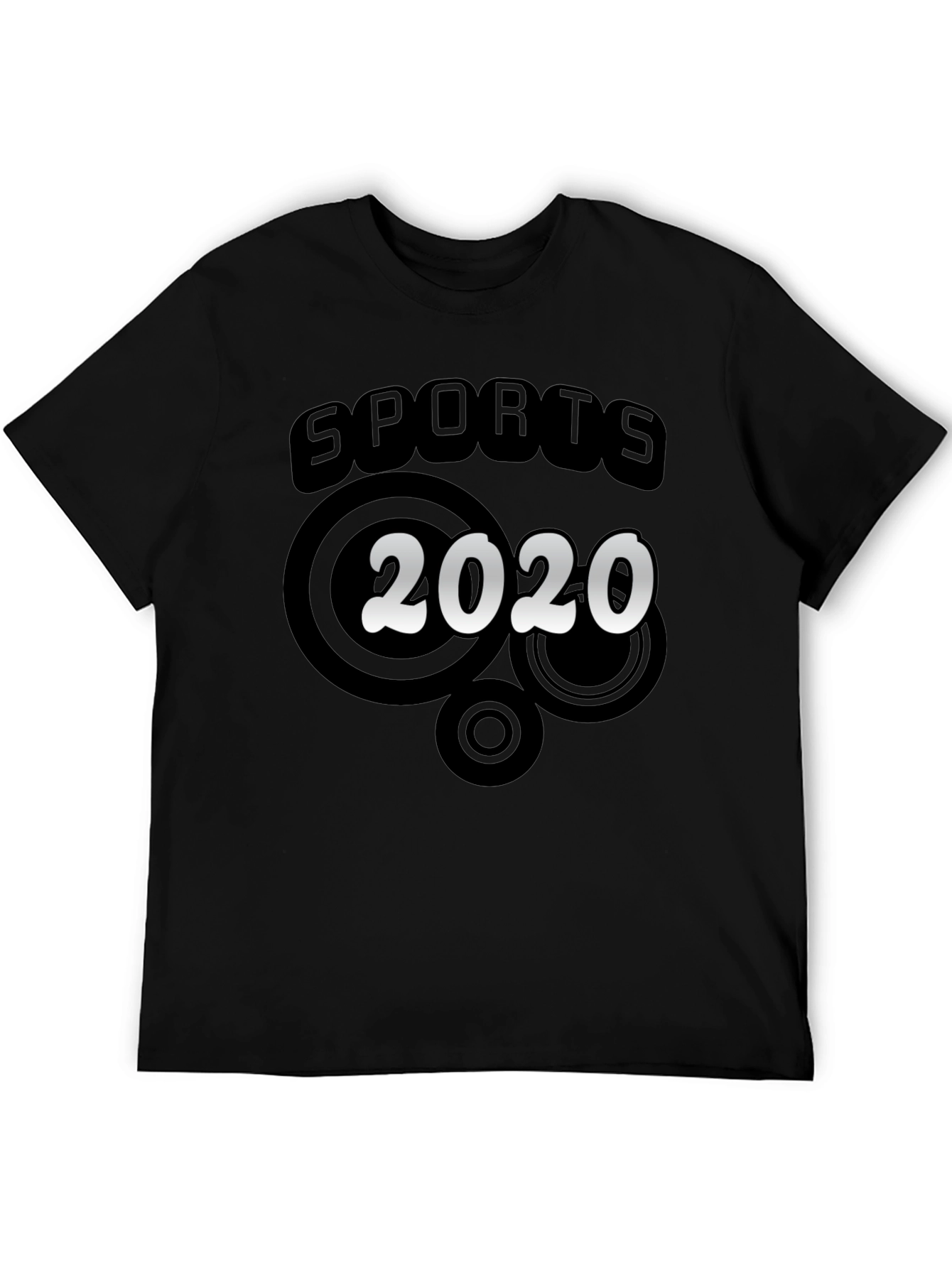 Black Sports 2020 Graphic T-Shirt view 5