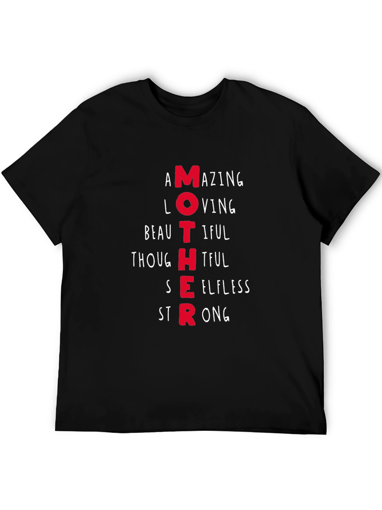 Black Mother Definition Graphic T-Shirt view 5