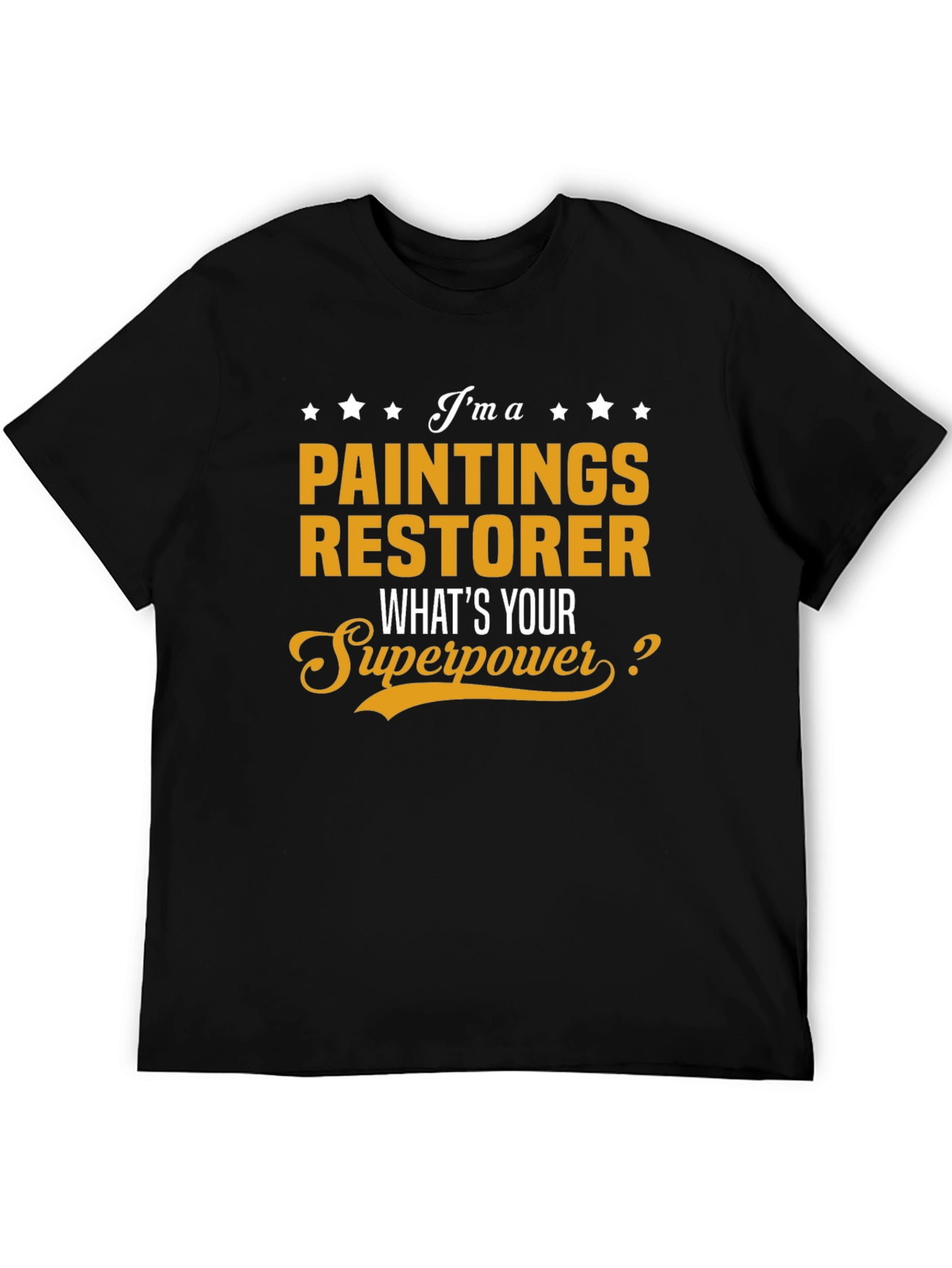 Paintings Restorer Superpower Graphic Tee - 5