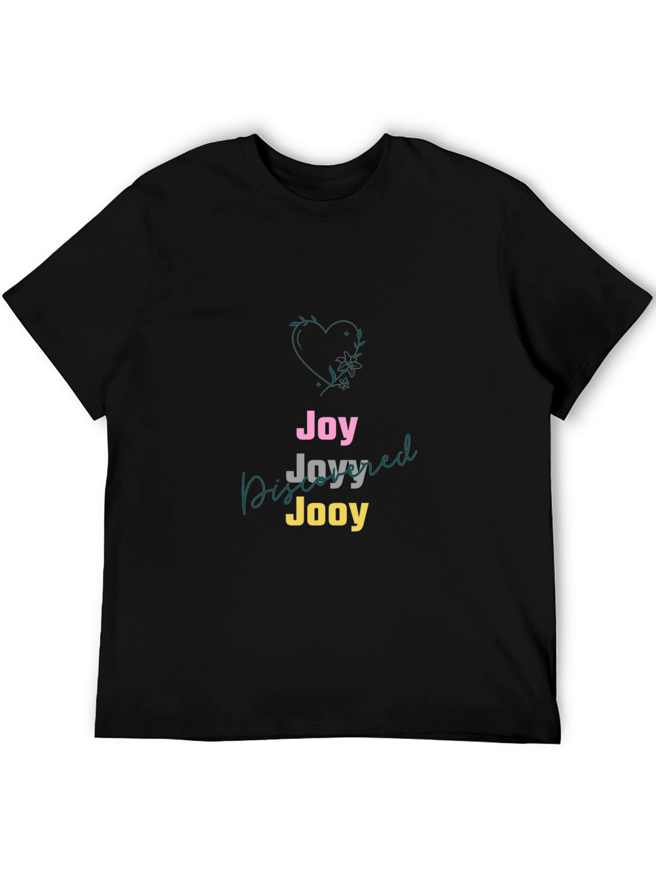 Black Joy Jooy Dis Joyyed T-Shirt view 5