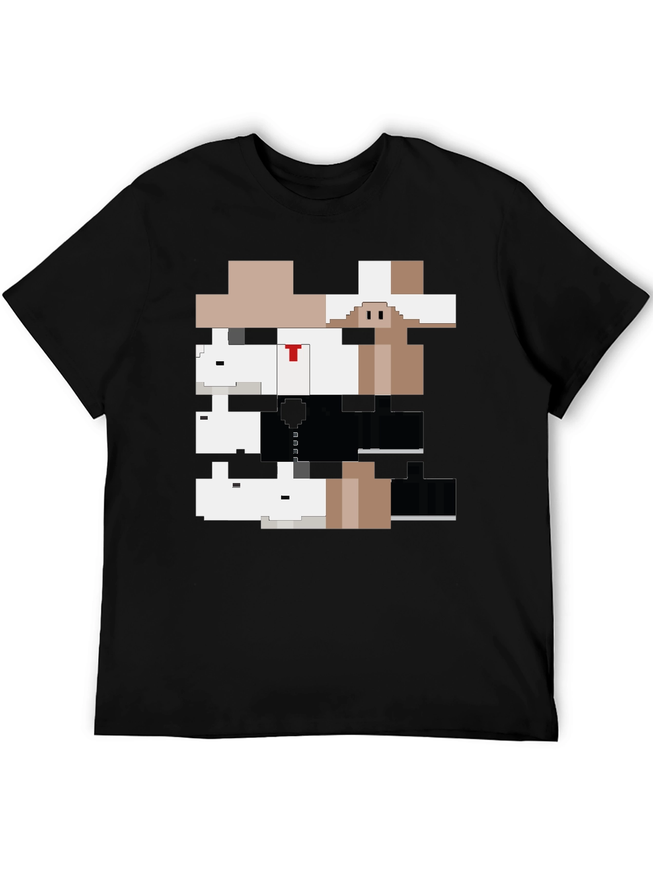 Pixelated Gangster Animals Graphic Tee - 5