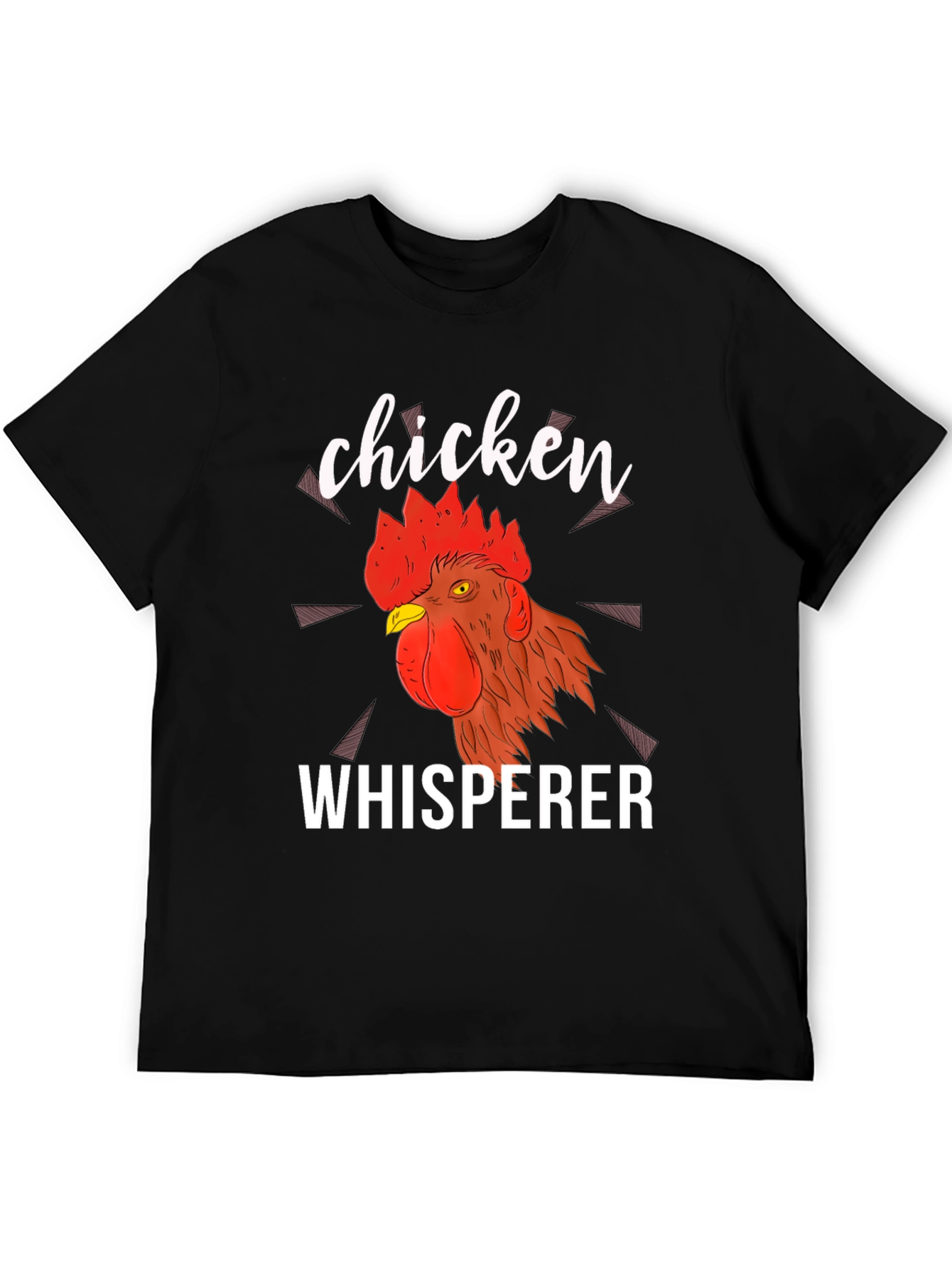 Black Chicken Whisperer Graphic Tee - Black view 5