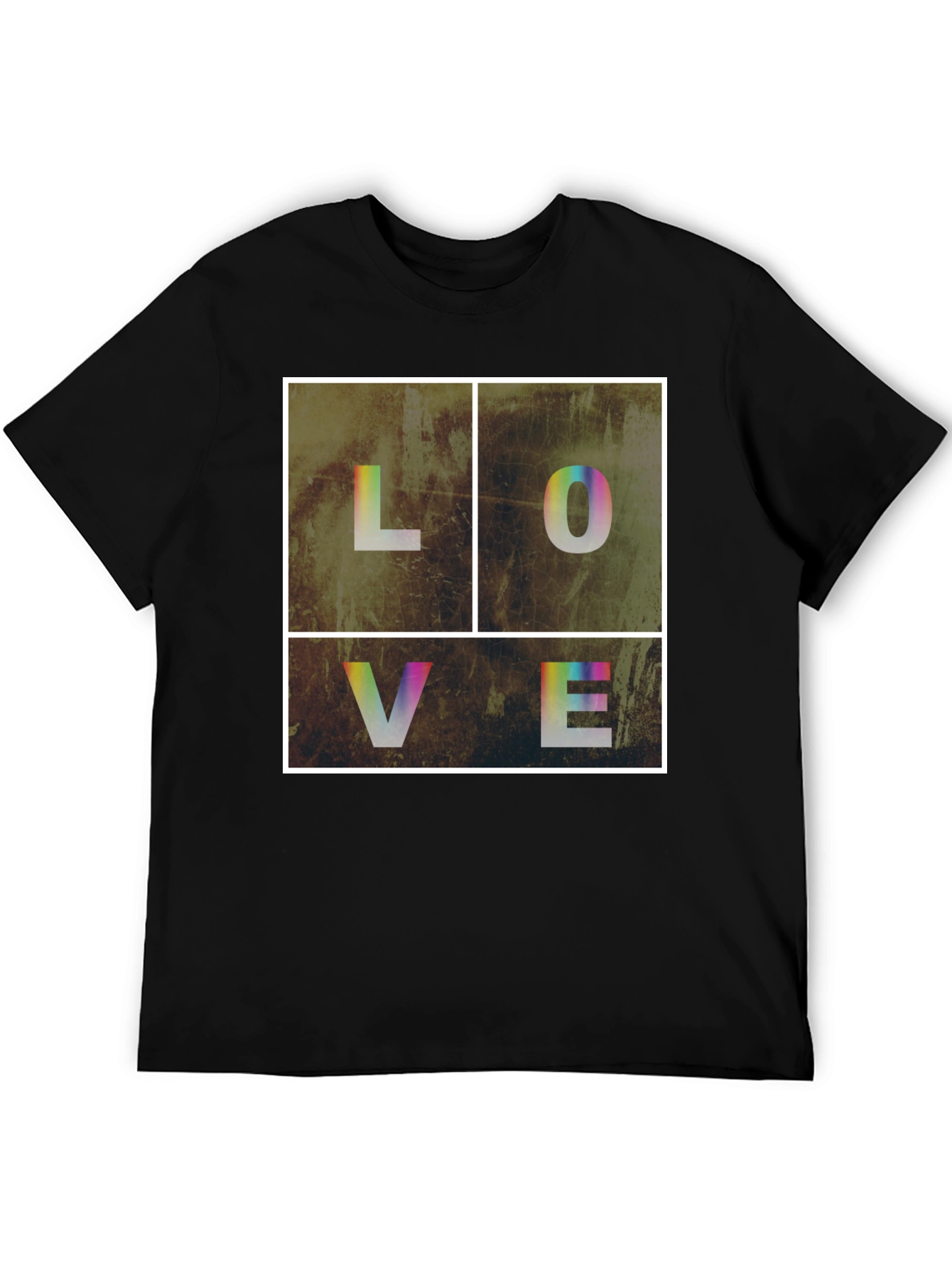 Black Love Graphic Tee - Unisex Crew Neck view 5