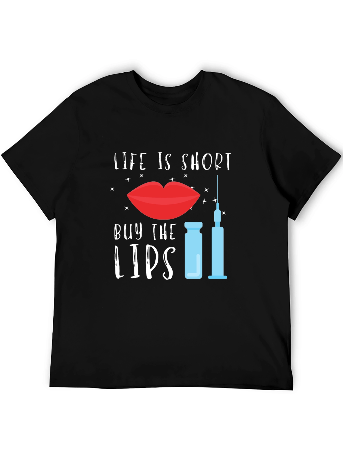 Black Life is Short Buy the Lips T-Shirt view 5