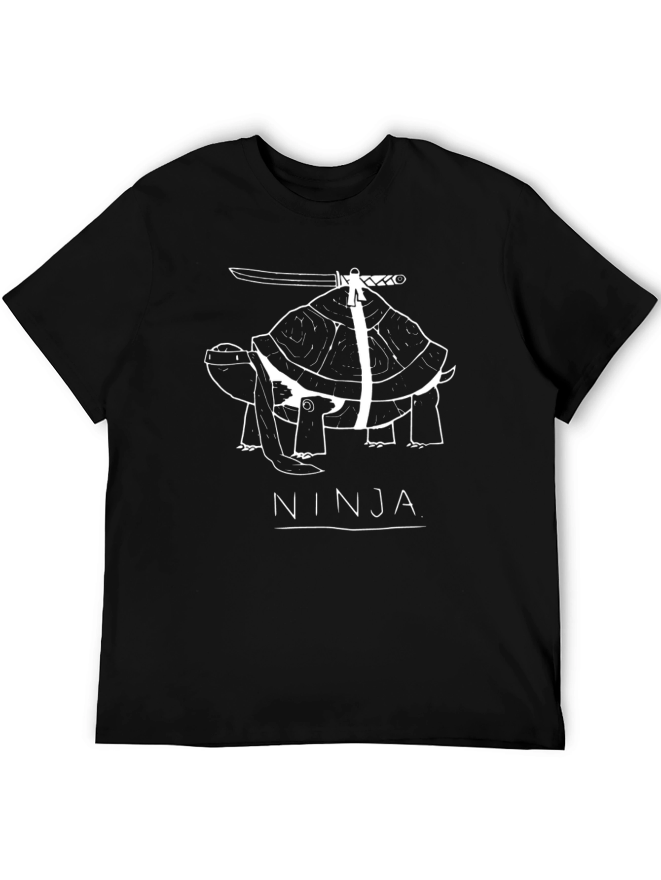 Black Ninja Turtle T-Shirt - Graphic Tee view 5