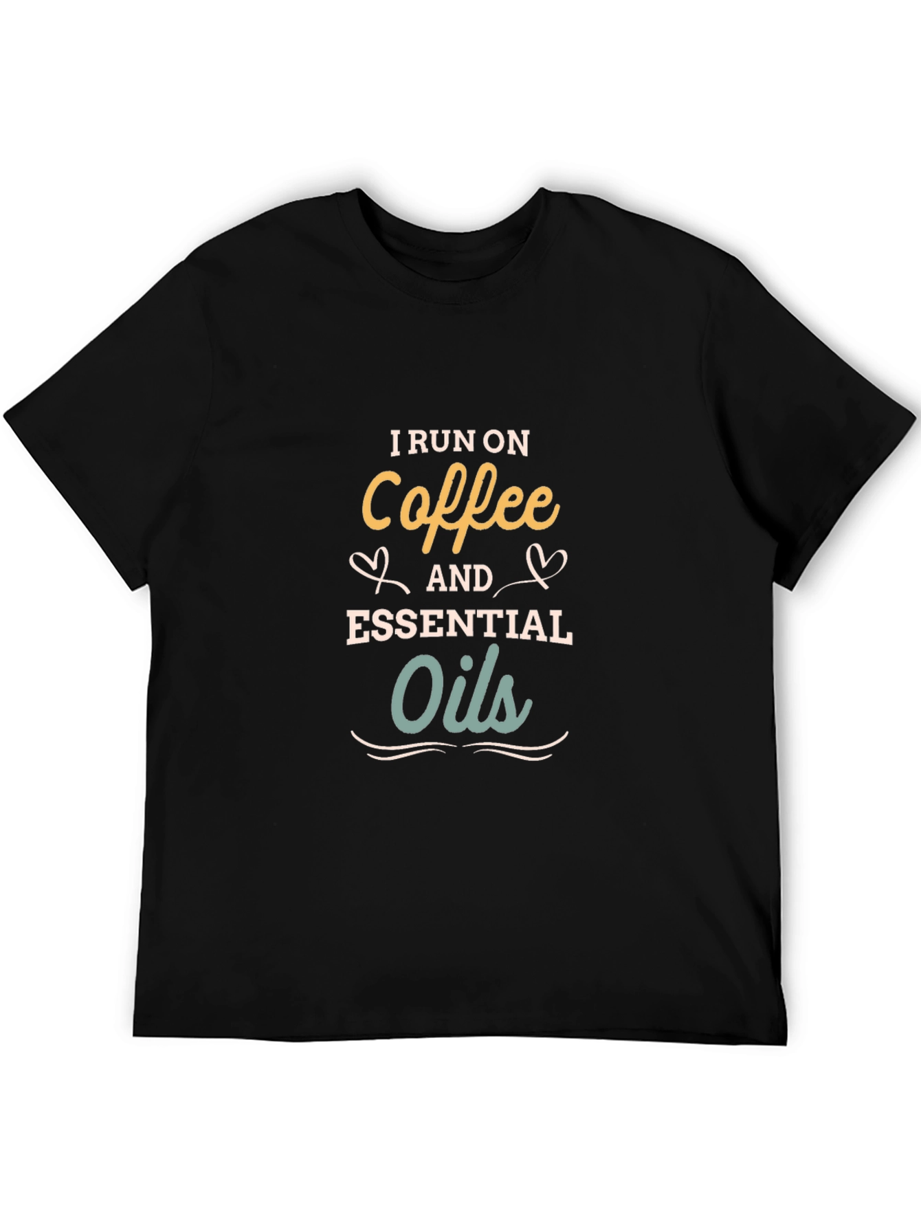 Black Coffee & Essential Oils Graphic Tee view 5