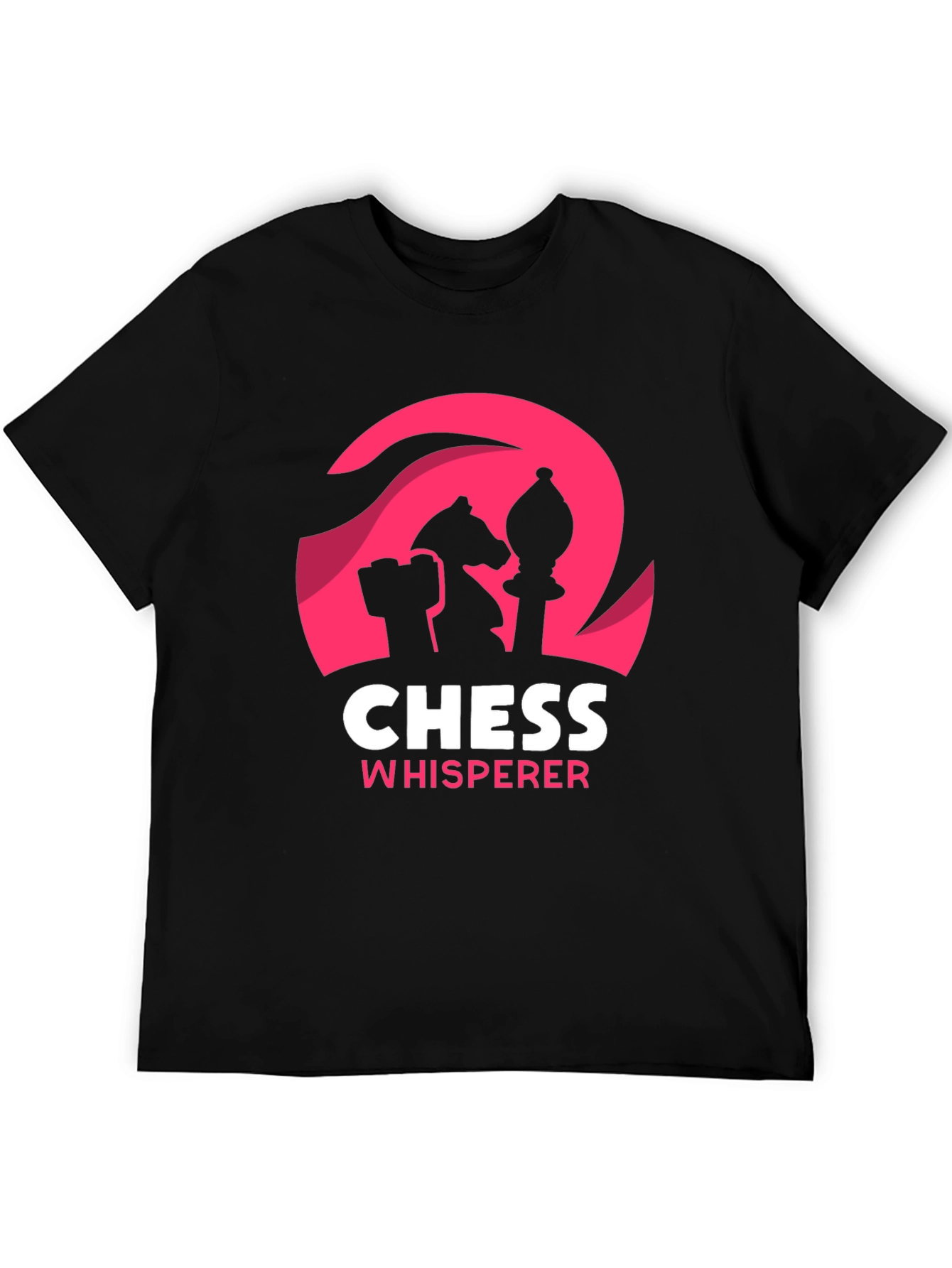 Black Chess Whisperer Black T-Shirt view 5