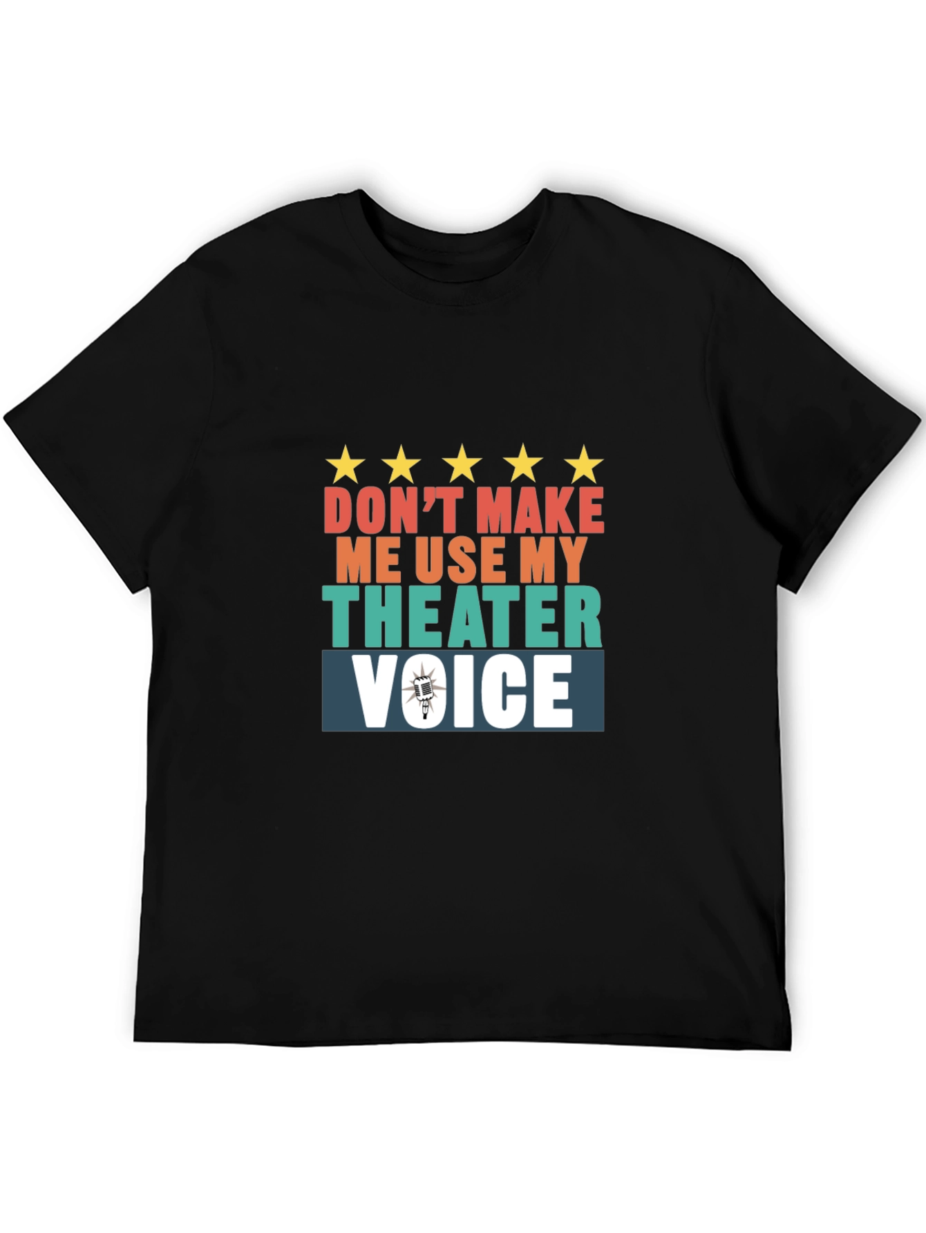 Black Theater Voice Graphic Tee view 5