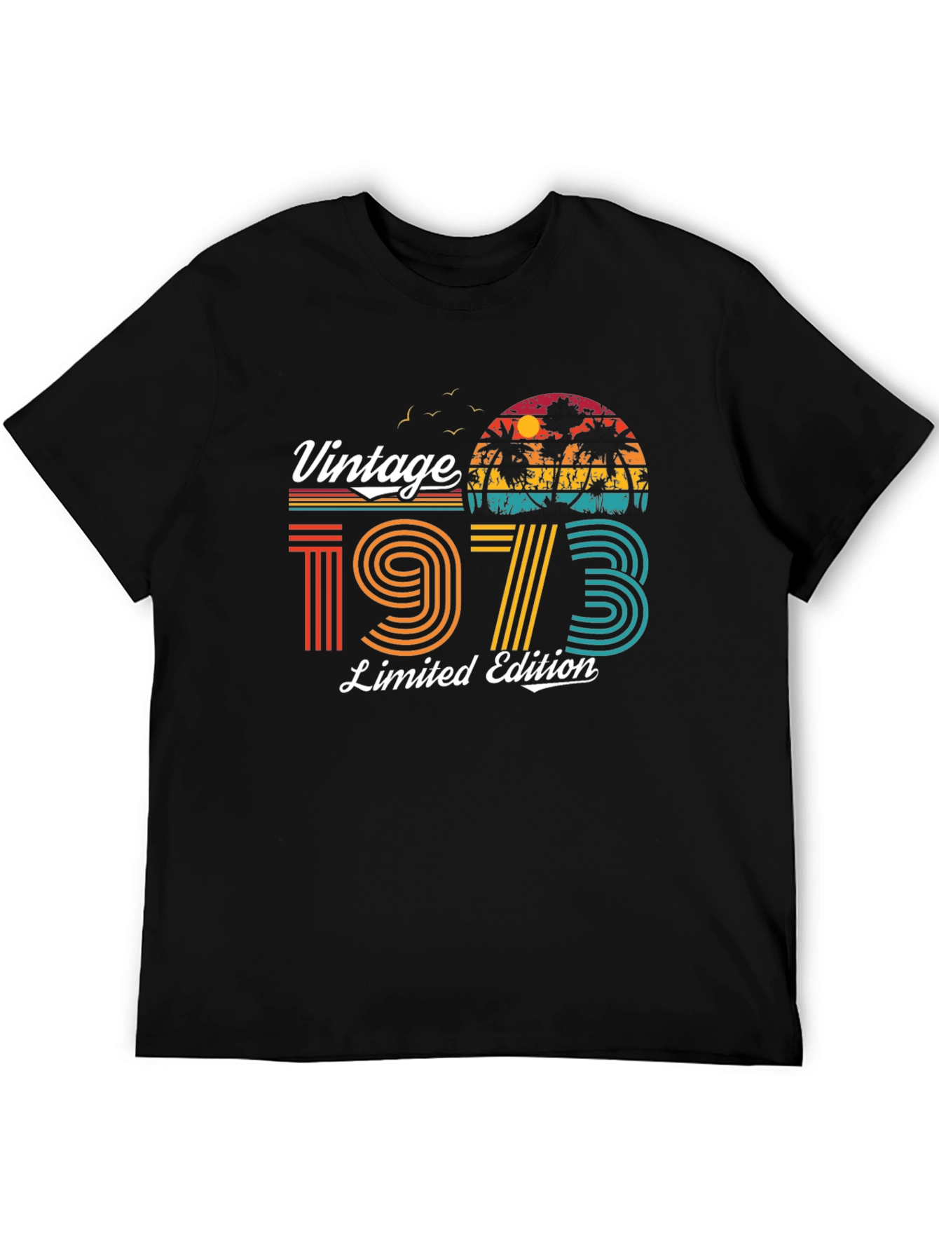 Black Vintage 1973 Limited Edition Graphic T-Shirt view 5