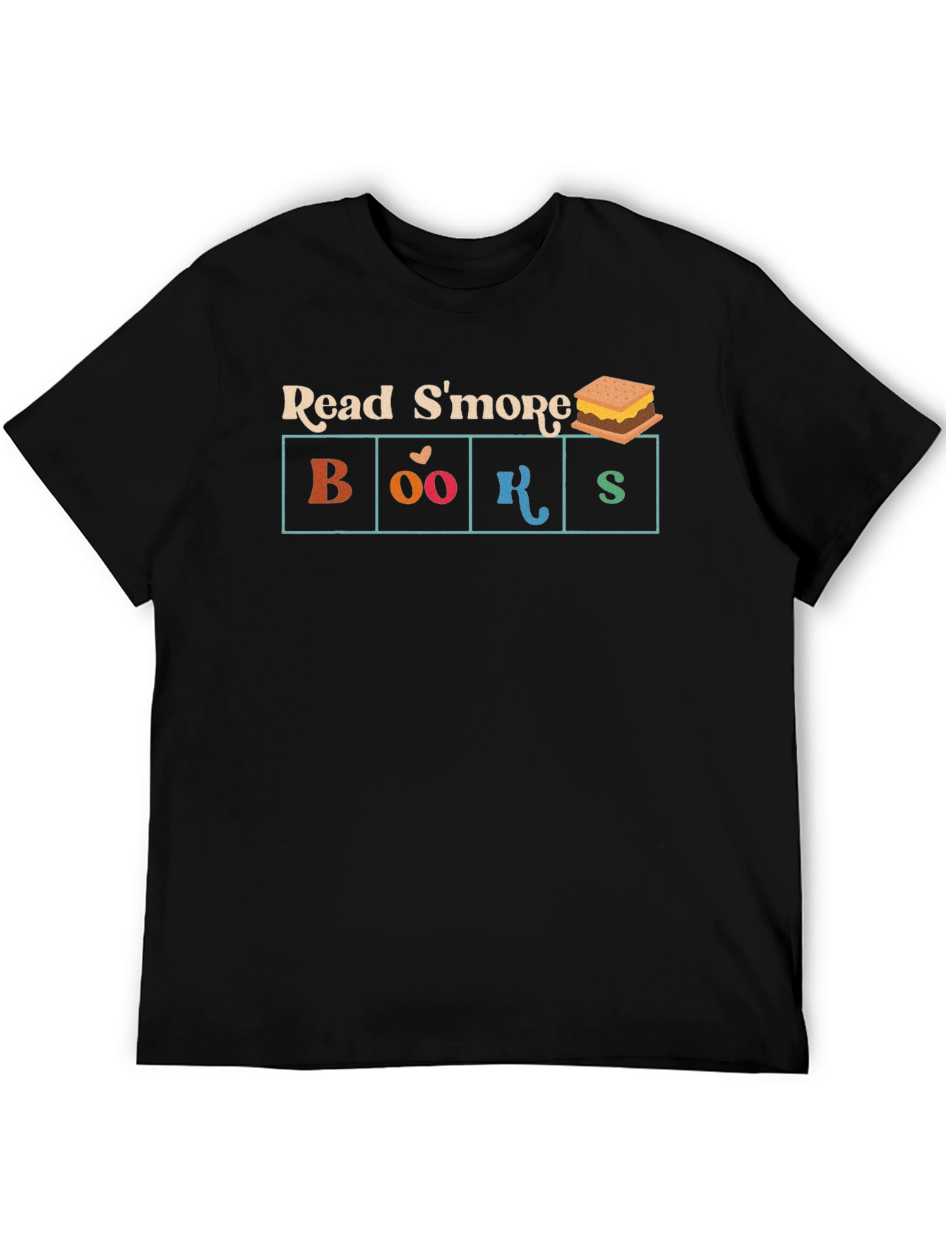 Black Read S'more Books Graphic T-Shirt view 5