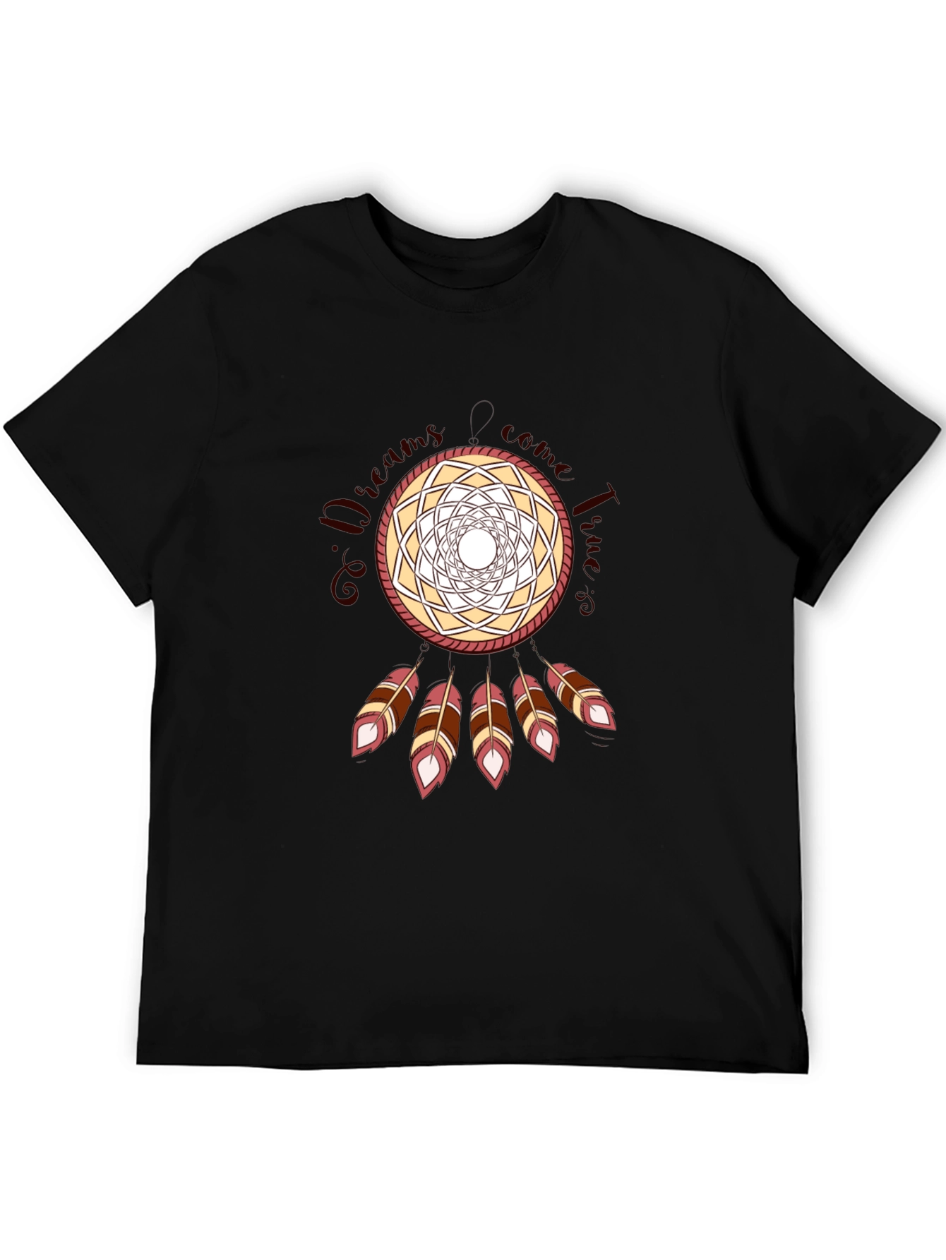 Black Dreamcatcher Graphic Tee - Go Dream Chasing view 5