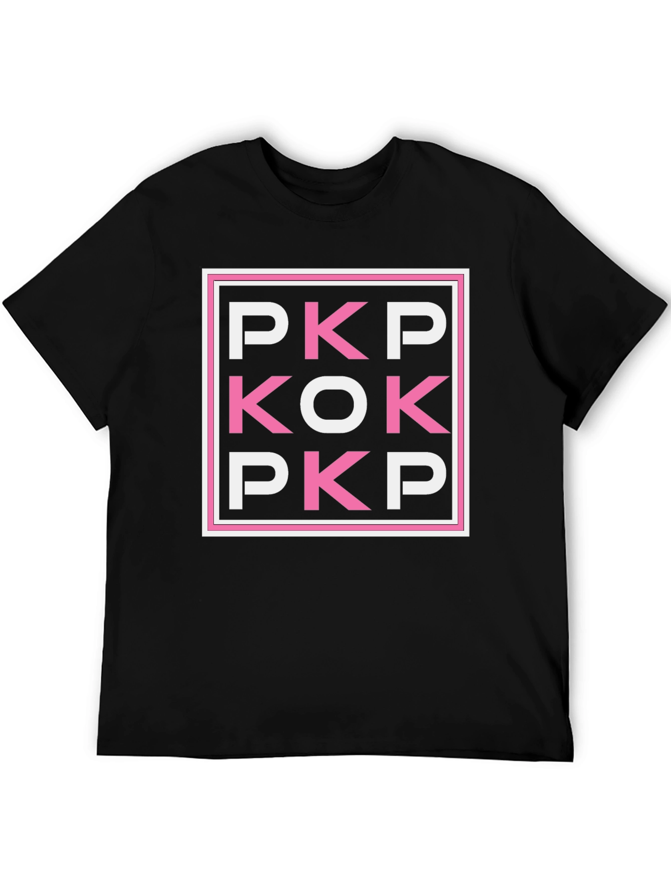 Black PKP KOK PKP Graphic Tee - Black Cotton T-Shirt view 5