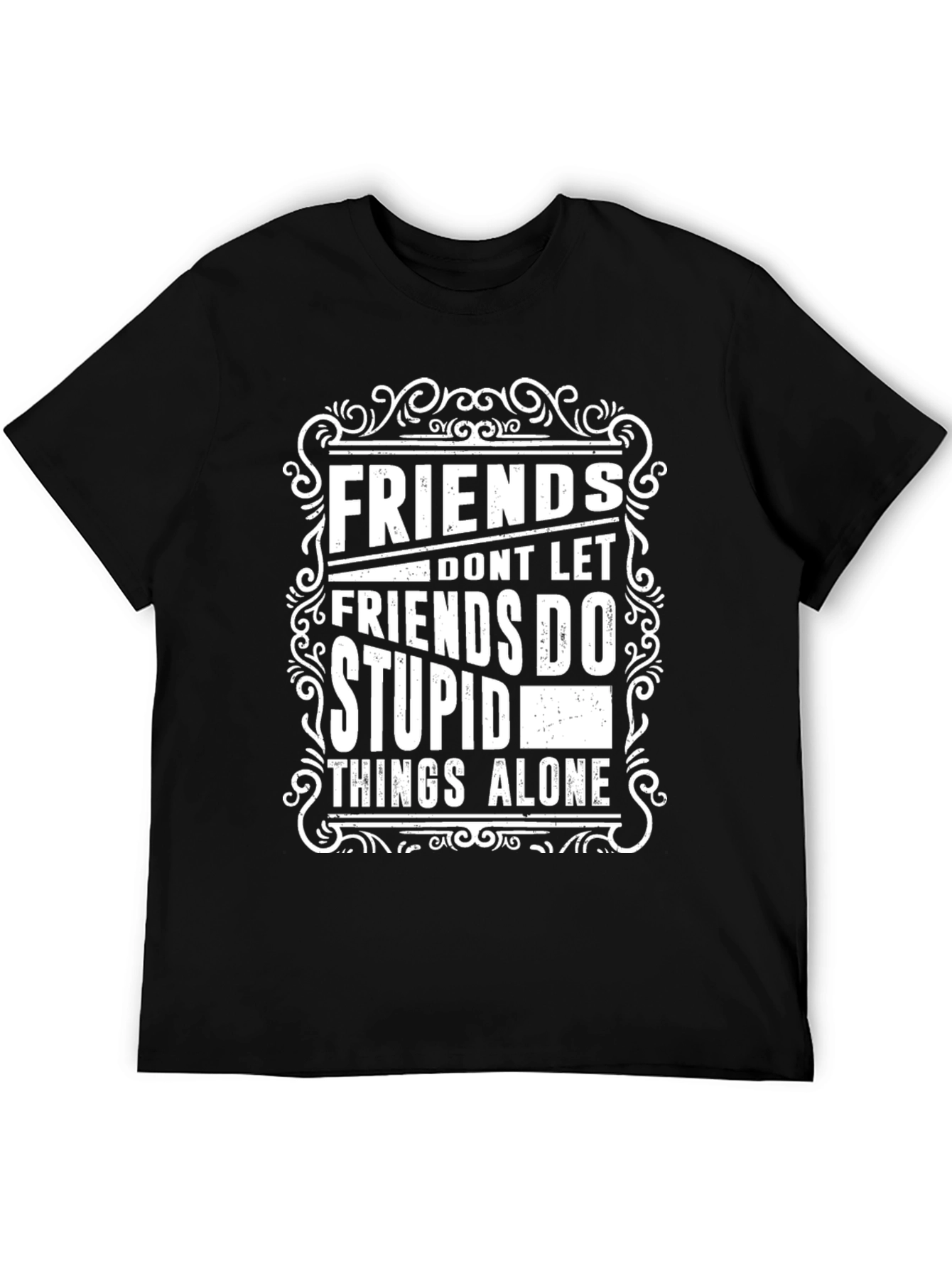 Black Friends Don't Let Friends T-Shirt view 5