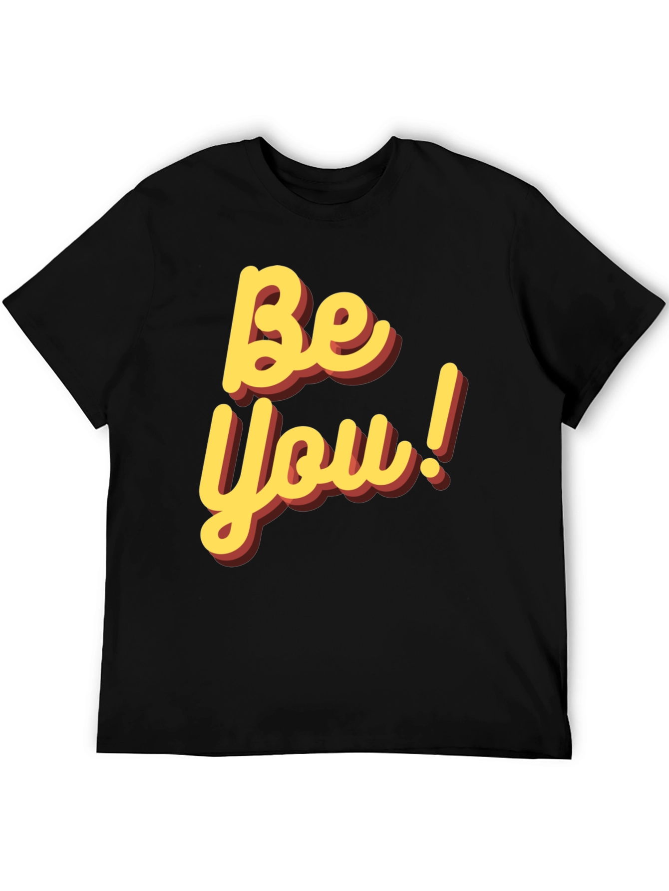 Black Be You! Graphic Tee - Casual Wear view 5