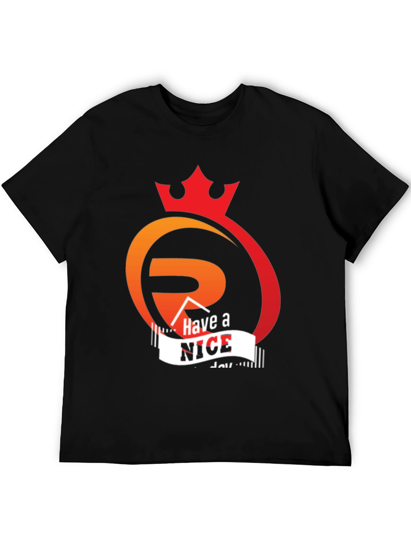 Black Have a Nice Day Graphic T-Shirt - Stylish Comfort view 5
