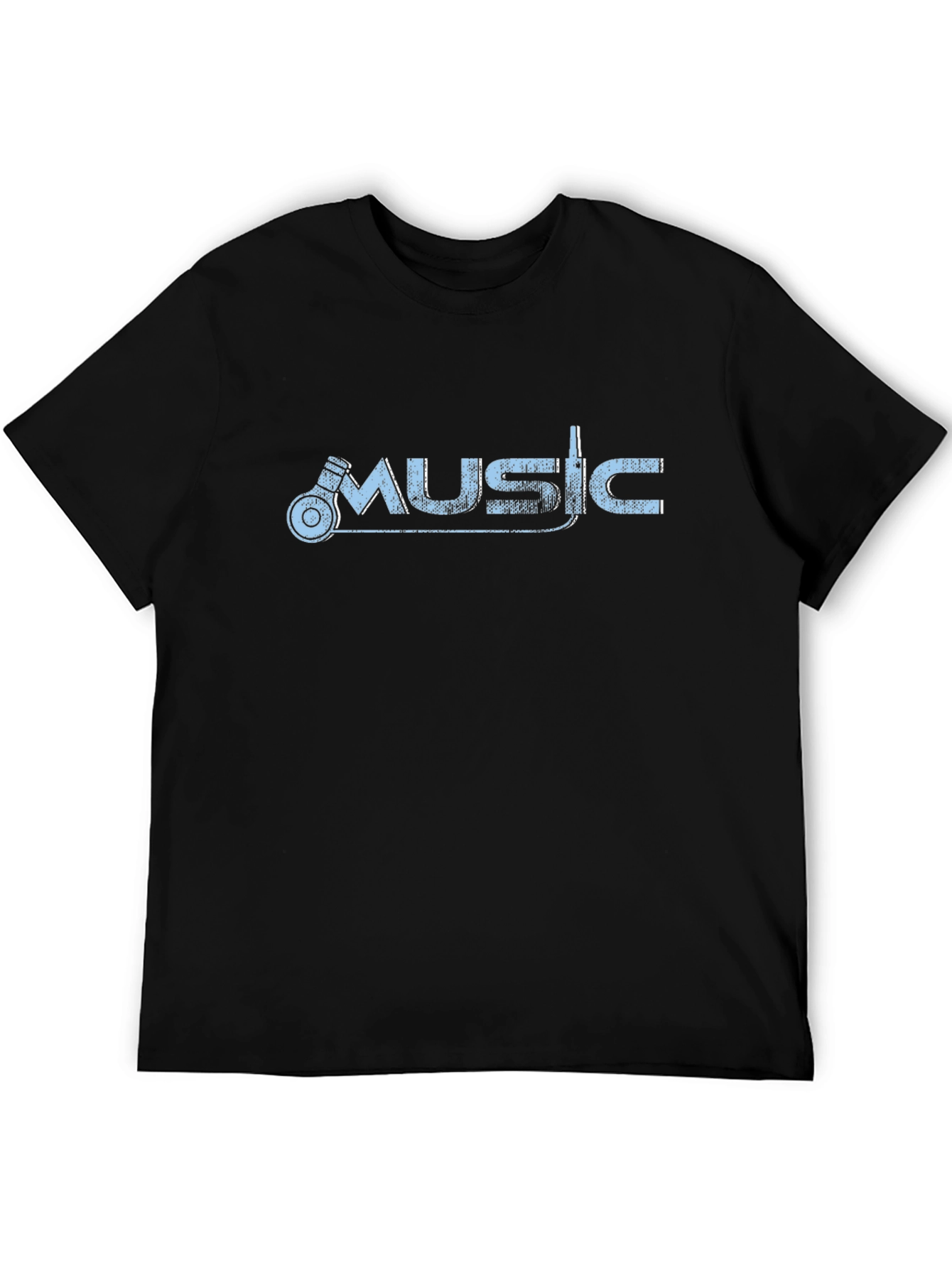 Black Music Lover T-Shirt - Cool Audio Design view 5