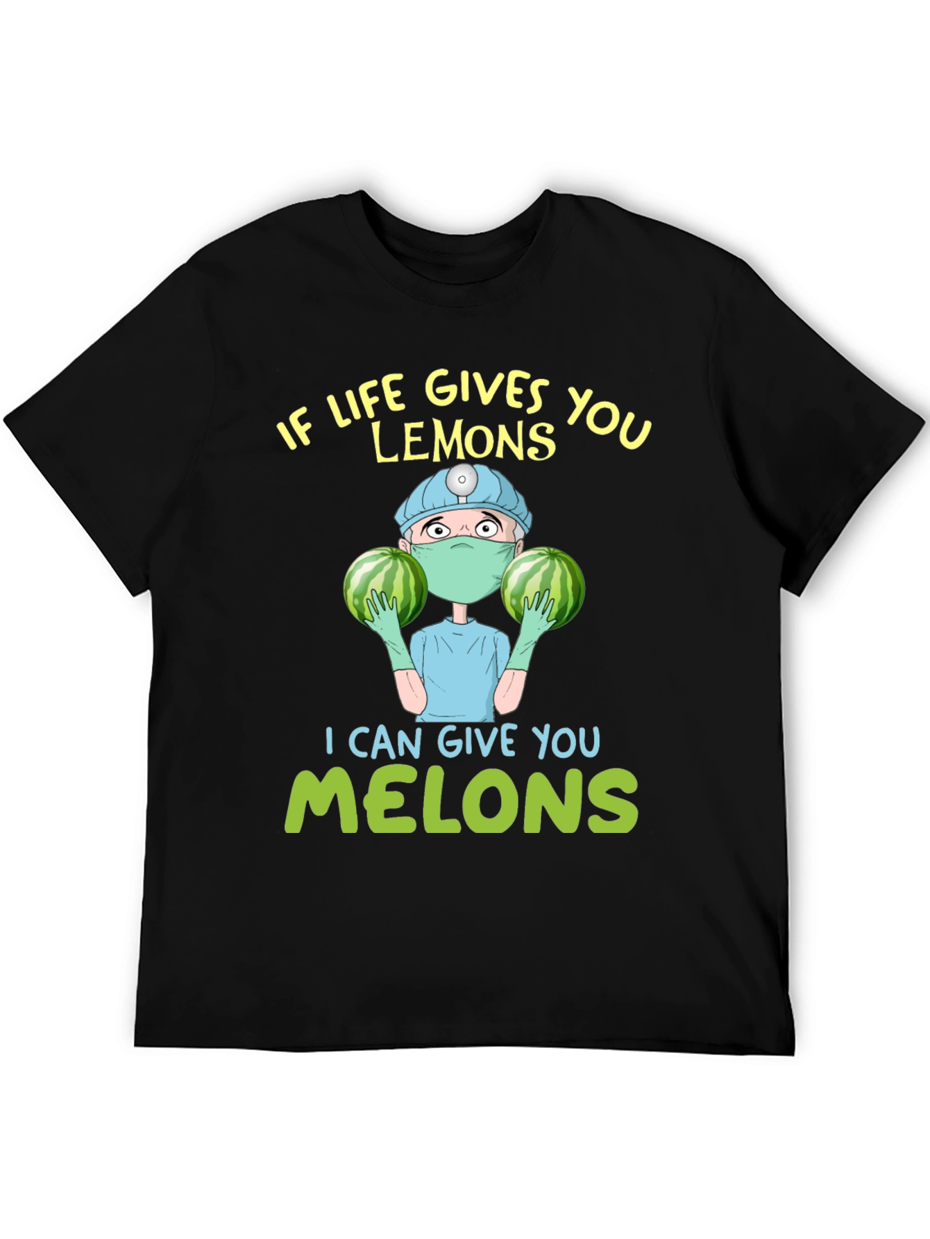 Black If Life Gives You Lemons T-Shirt view 5